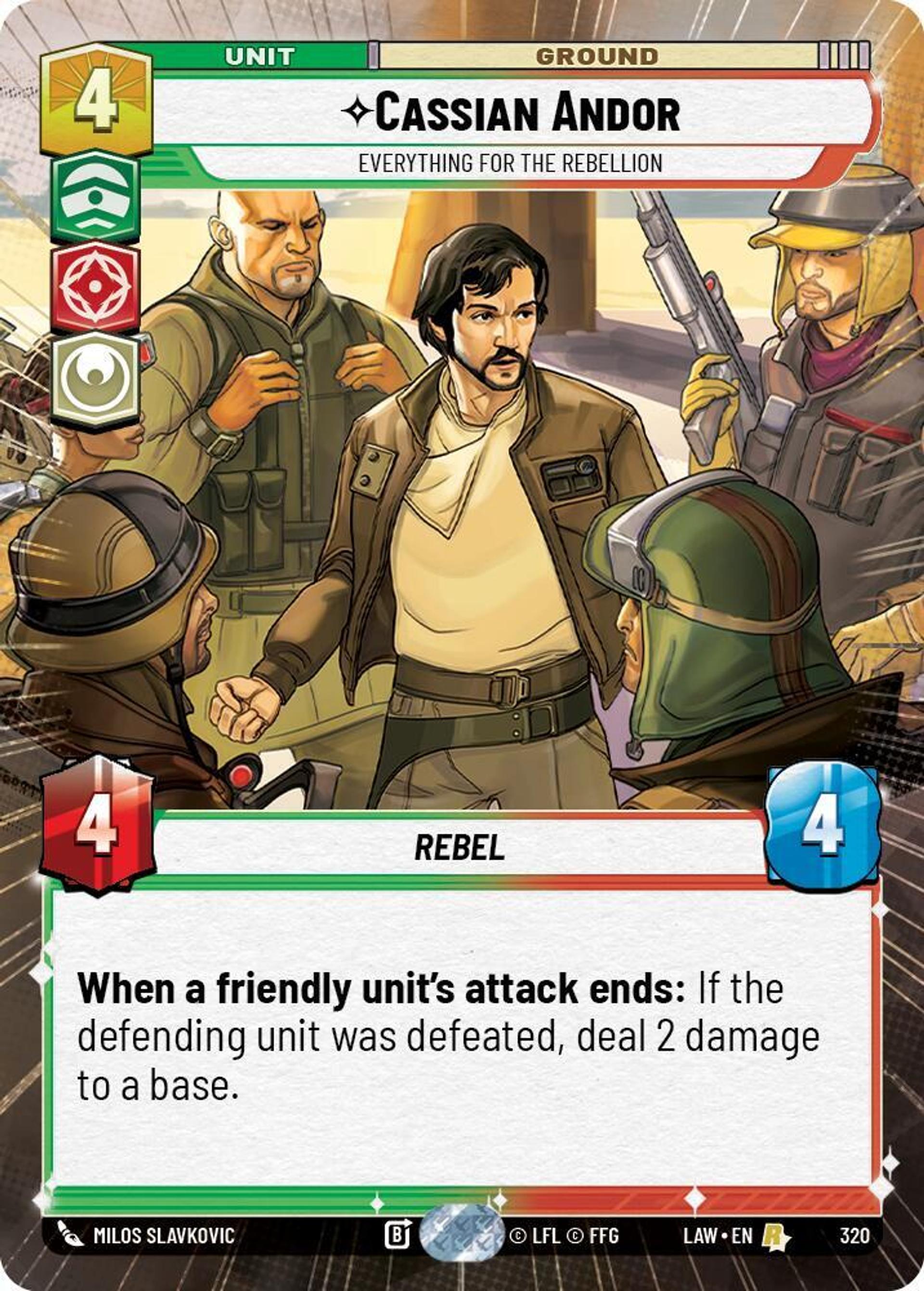 Cassian Andor - Tout Pour La Rébellion — A Lawless Time — Star Wars: Unlimited