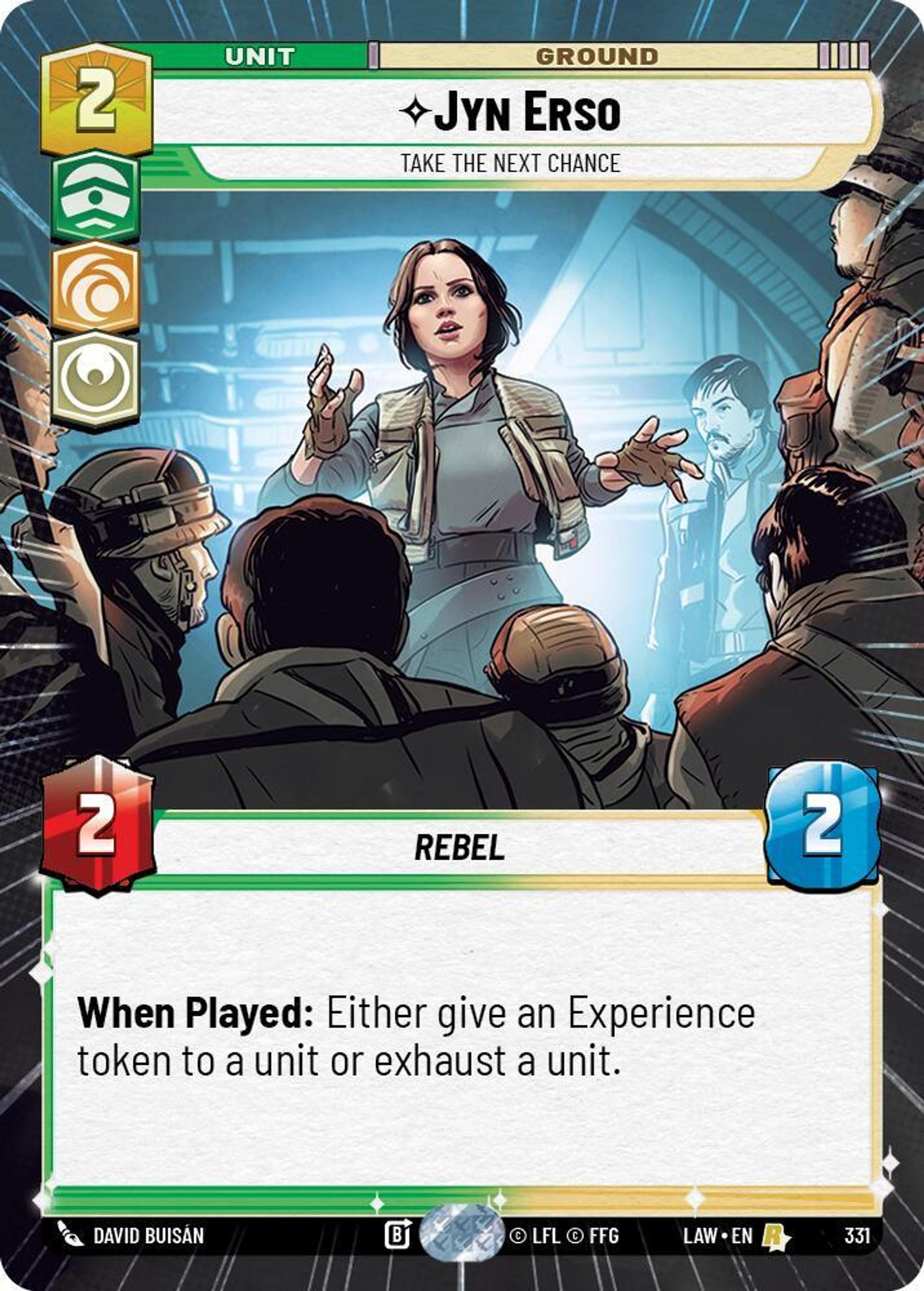 Jyn Erso - Saisir Sa Chance — A Lawless Time — Star Wars: Unlimited