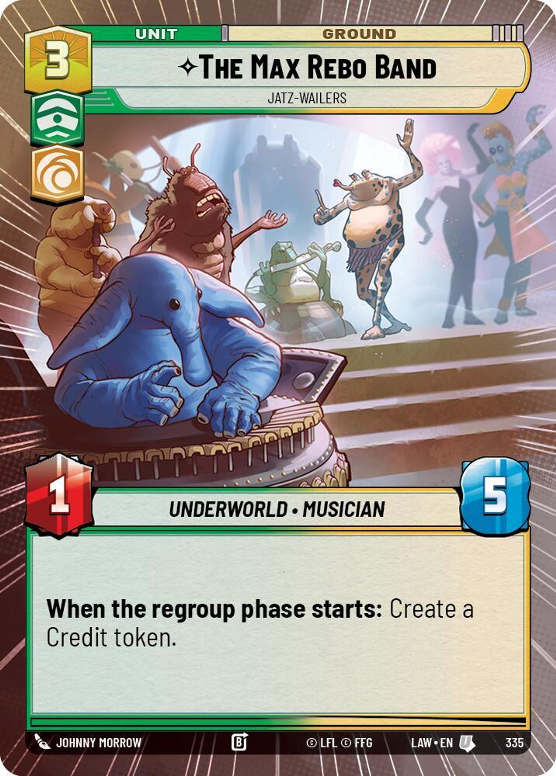 Le Max Rebo Band - Pleureuses De Jatz — A Lawless Time — Star Wars: Unlimited