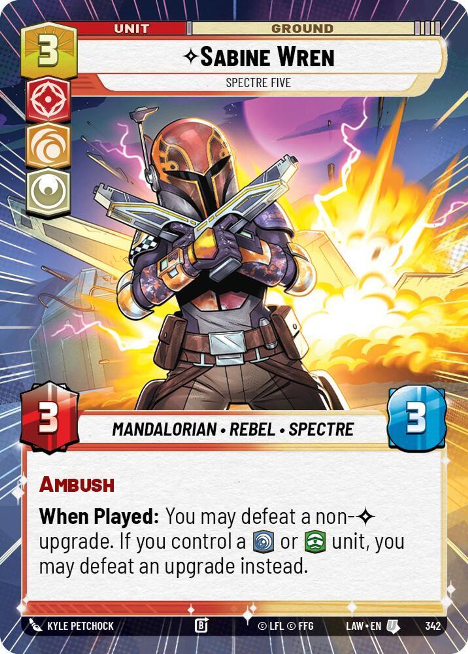 Sabine Wren - Spectre Cinq — A Lawless Time — Star Wars: Unlimited