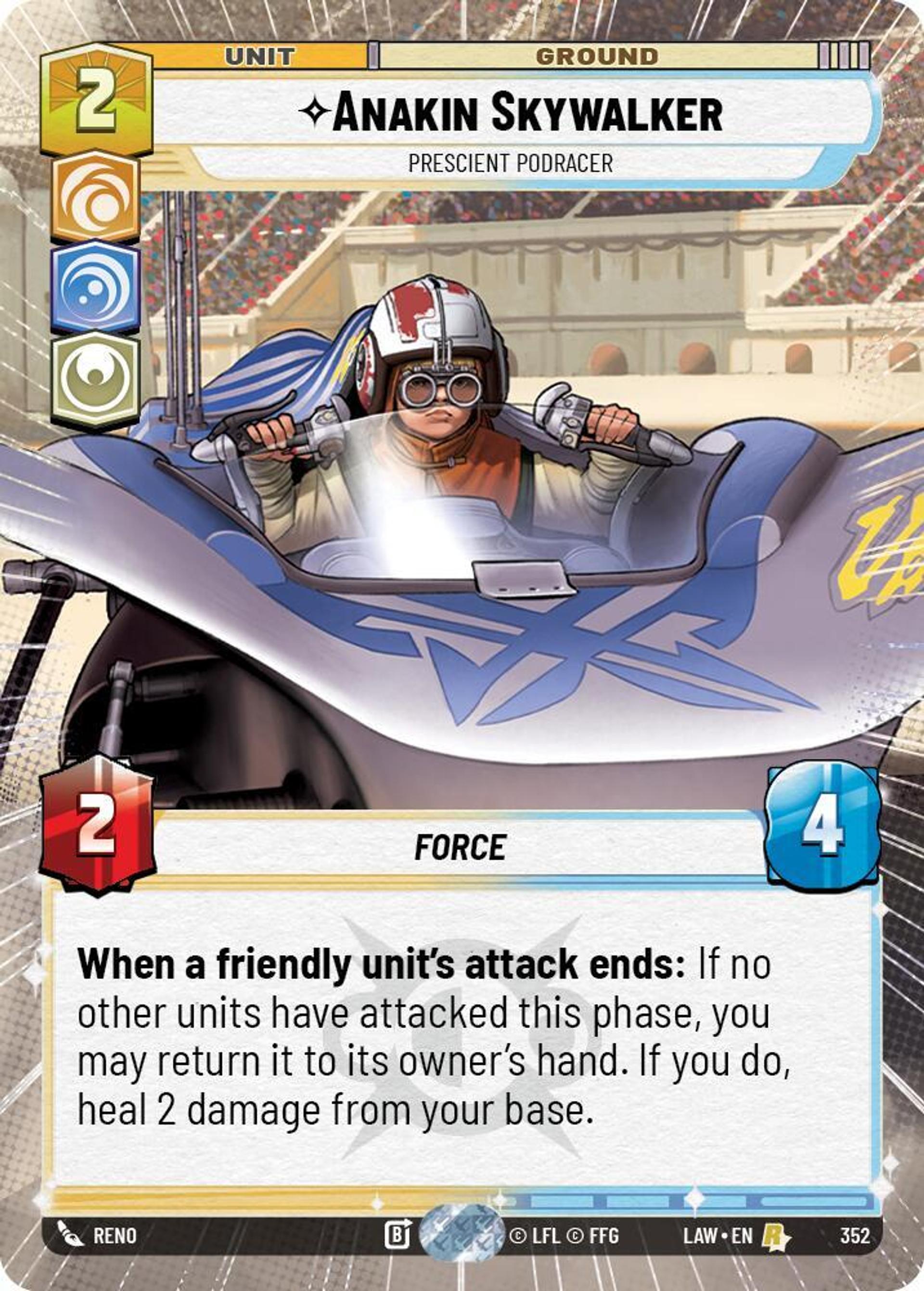 Anakin Skywalker - Pilote De Module Clairvoyant — A Lawless Time — Star Wars: Unlimited