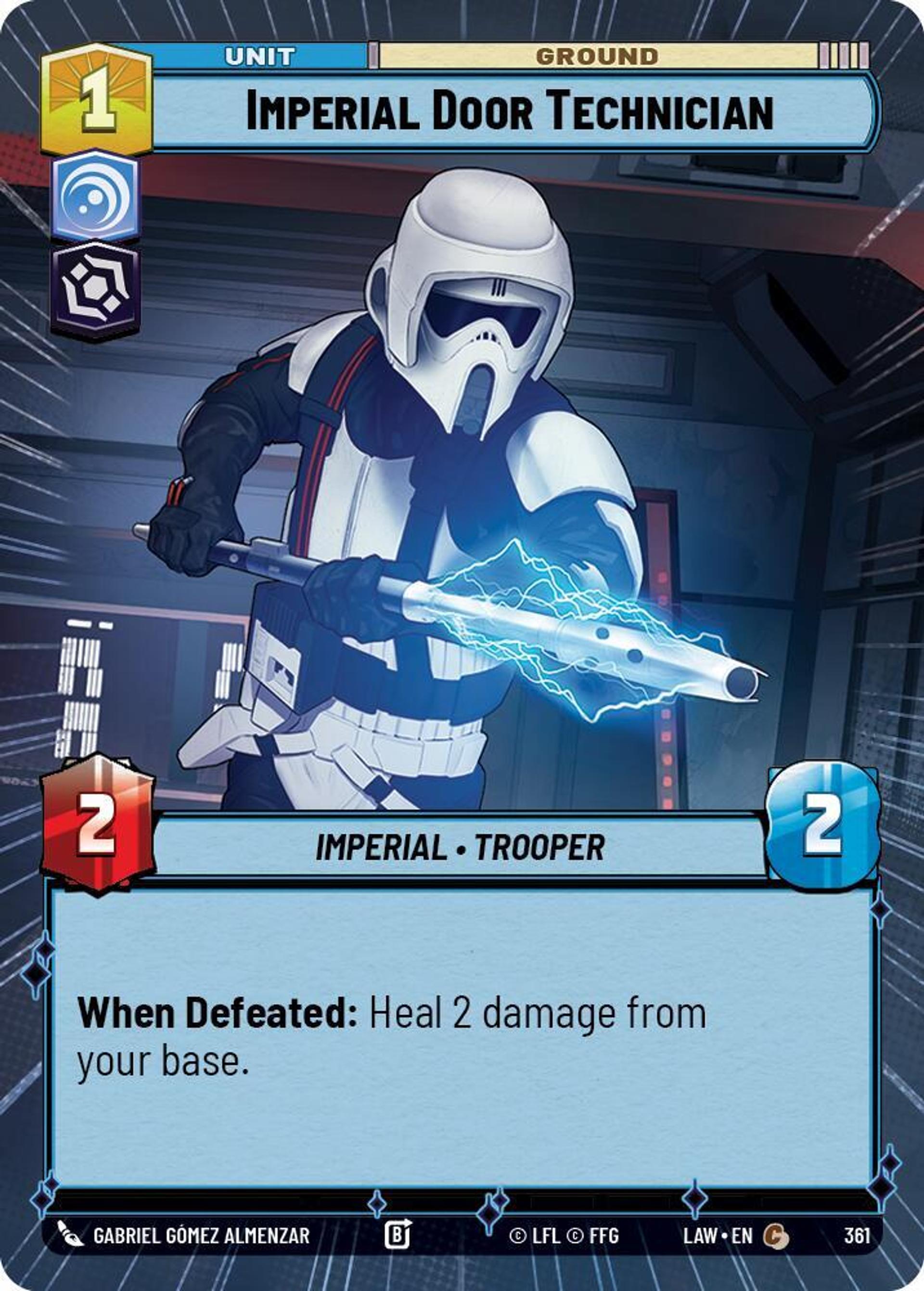 Technicien Impérial de la Porte — A Lawless Time — Star Wars: Unlimited