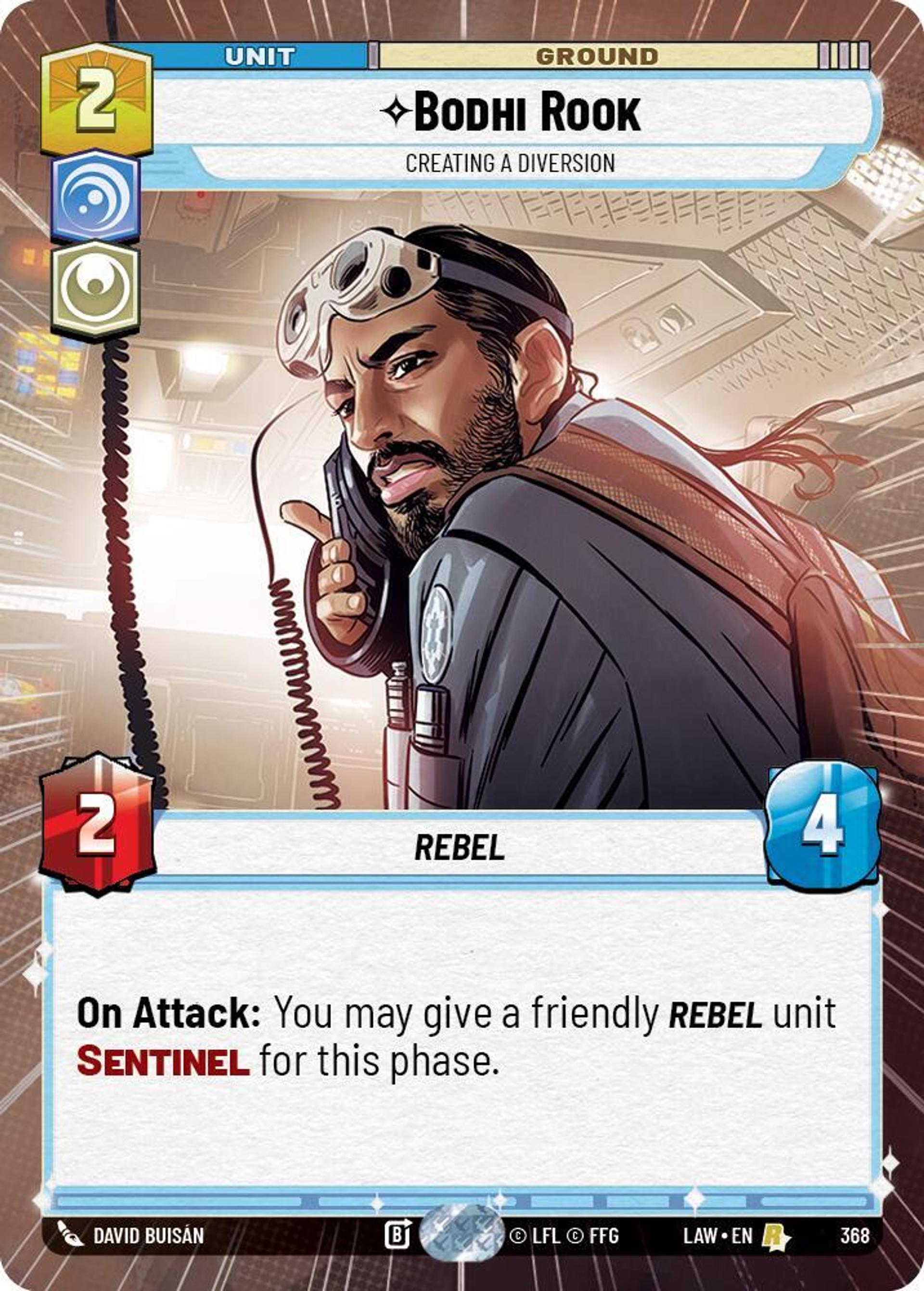 Bodhi Rook - Crée Une Diversion — A Lawless Time — Star Wars: Unlimited