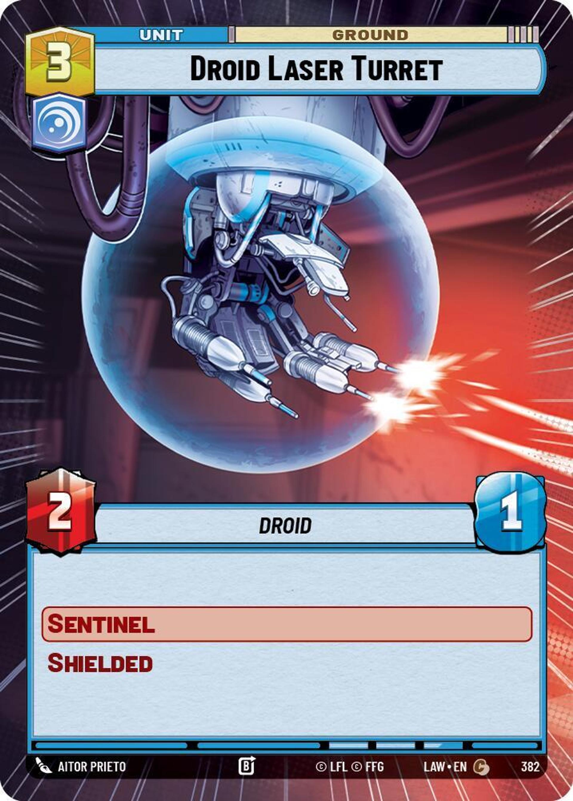 Tourelle Laser Droïde — A Lawless Time — Star Wars: Unlimited