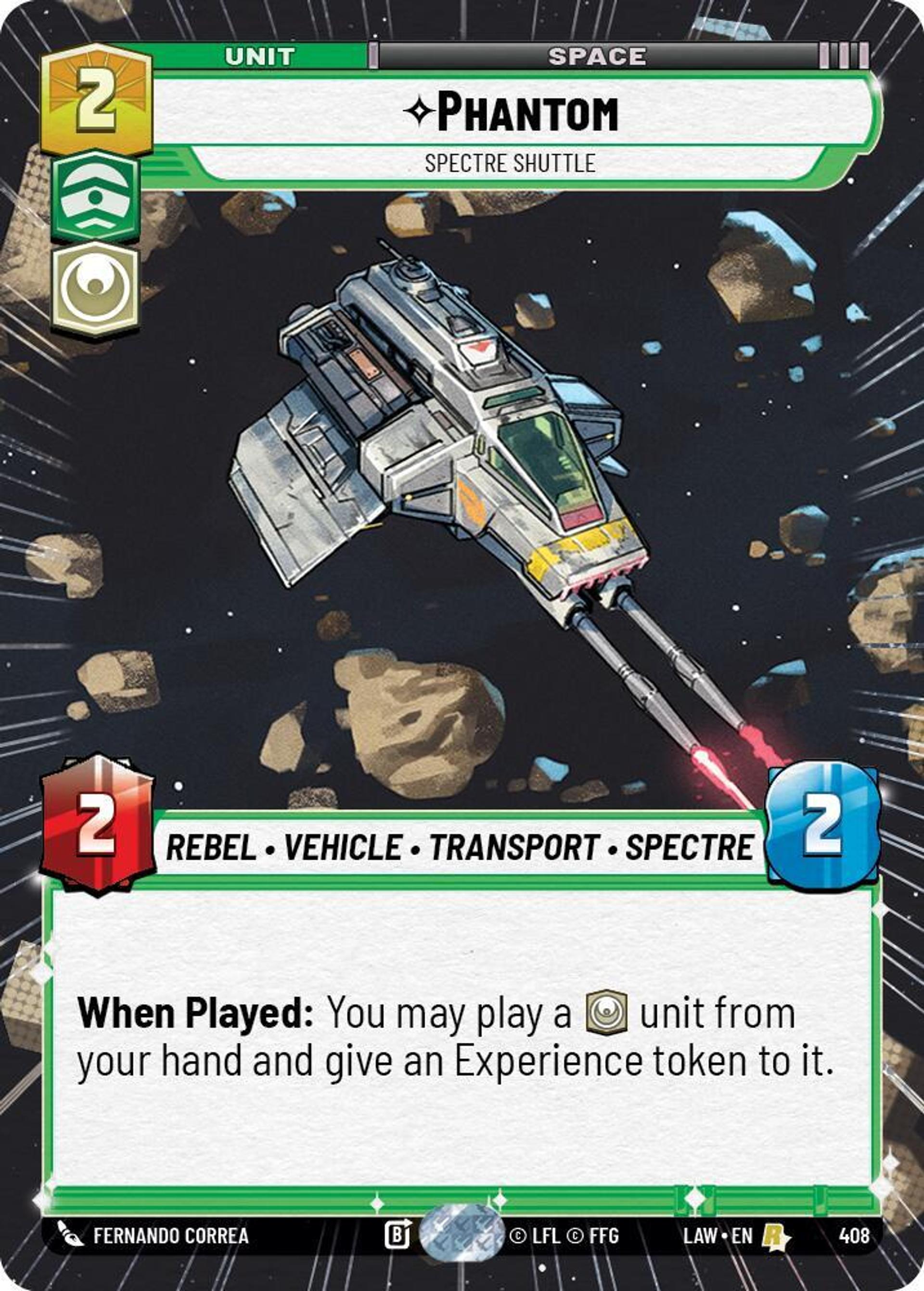 Phantom - Navette Des Spectres — A Lawless Time — Star Wars: Unlimited
