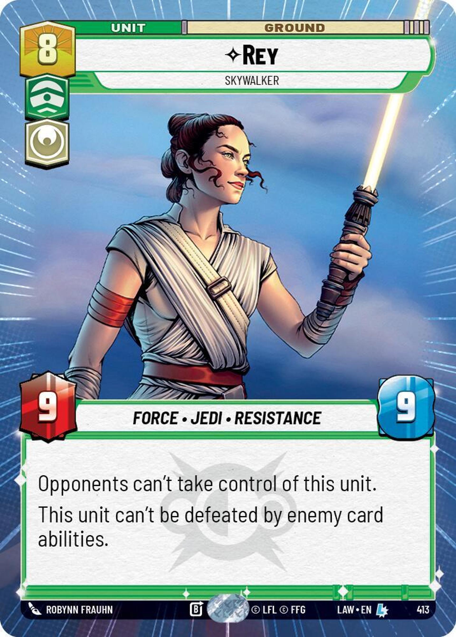 Rey - Skywalker — A Lawless Time — Star Wars: Unlimited