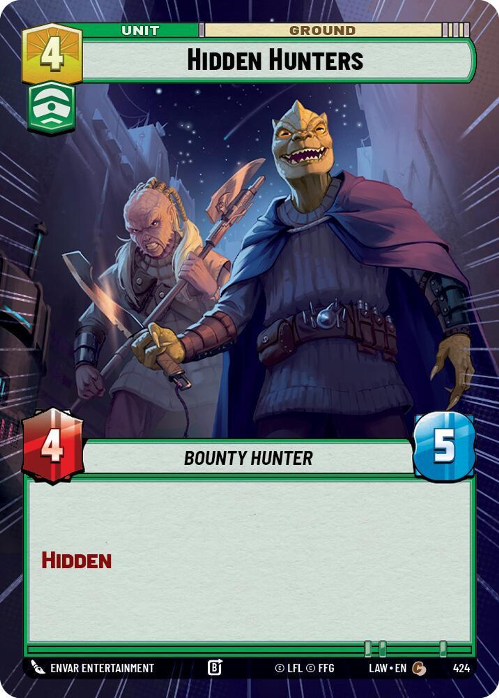 Chasseurs Cachés — A Lawless Time — Star Wars: Unlimited