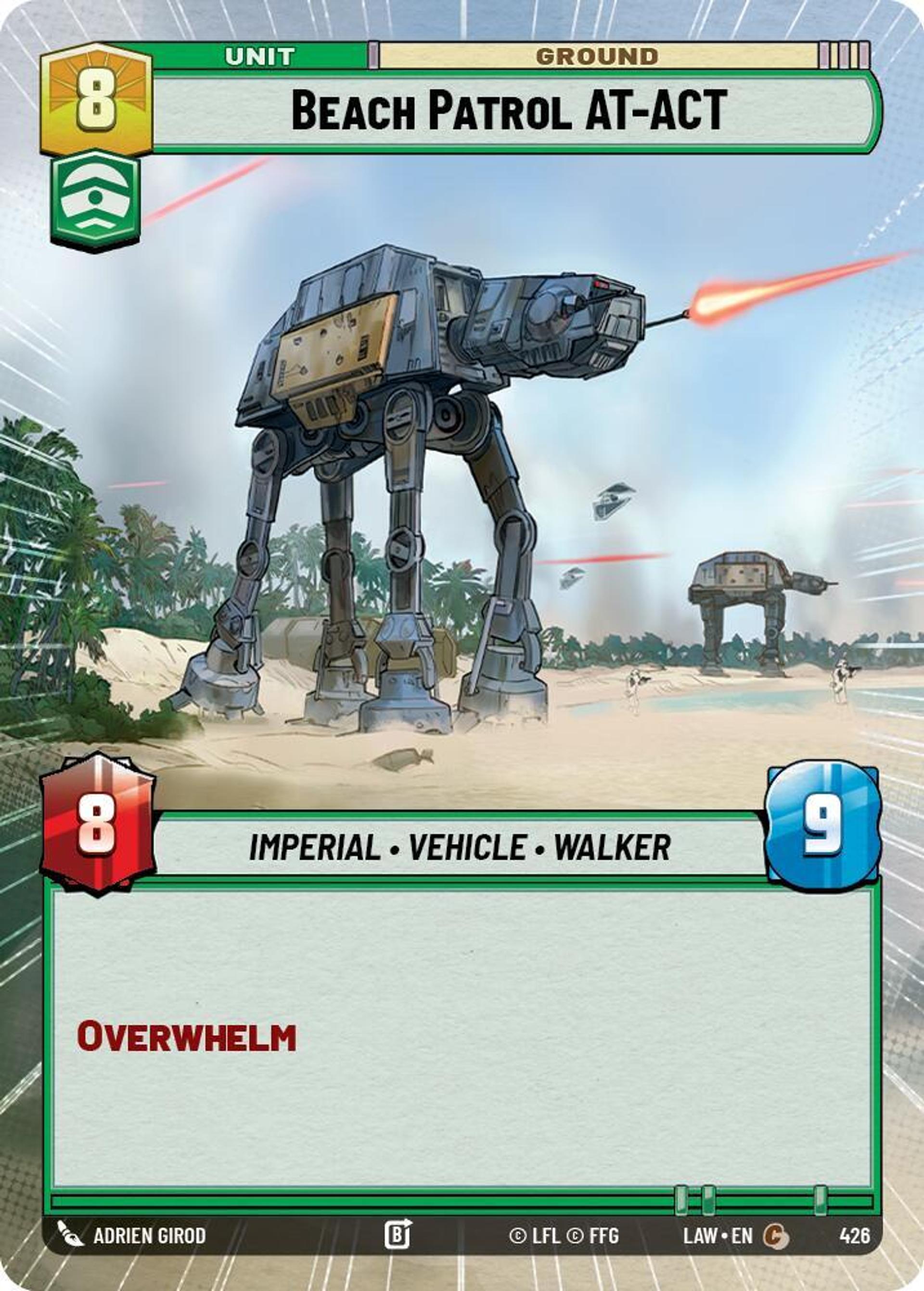 TCB-TT de Patrouille Côtière — A Lawless Time — Star Wars: Unlimited