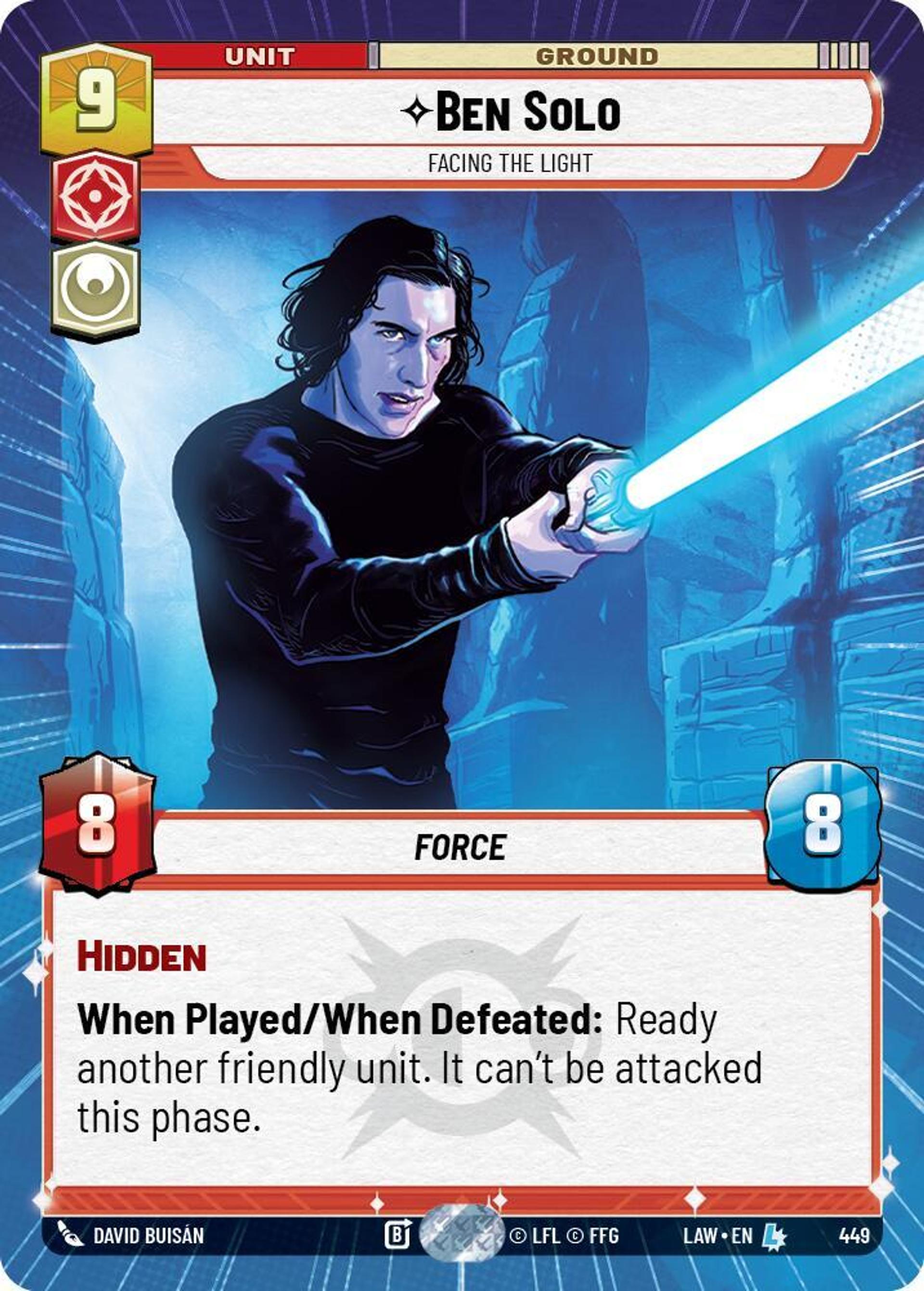 Ben Solo - Face À La Lumière — A Lawless Time — Star Wars: Unlimited