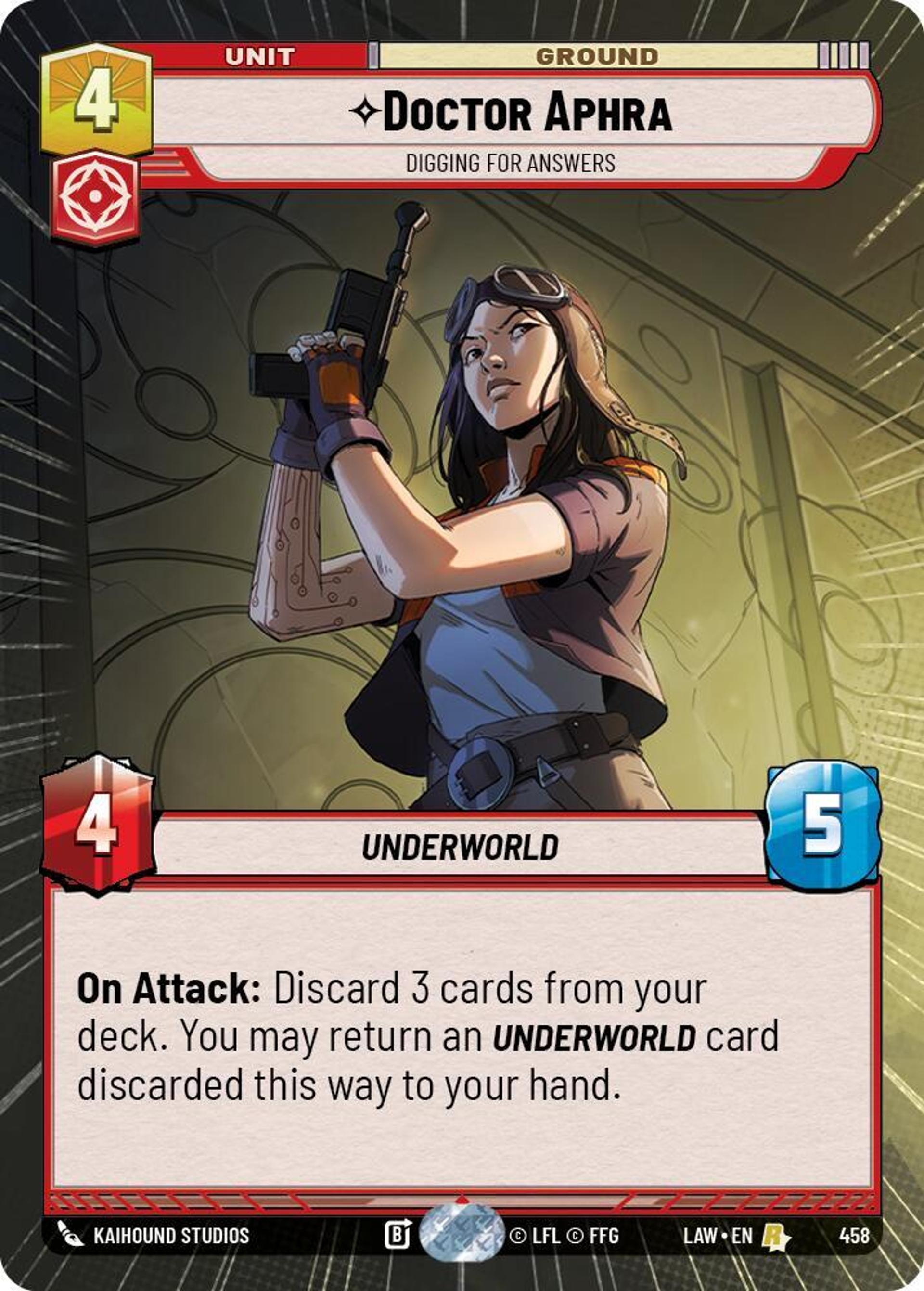 Docteur Aphra - Creuse En Quête De Réponses — A Lawless Time — Star Wars: Unlimited