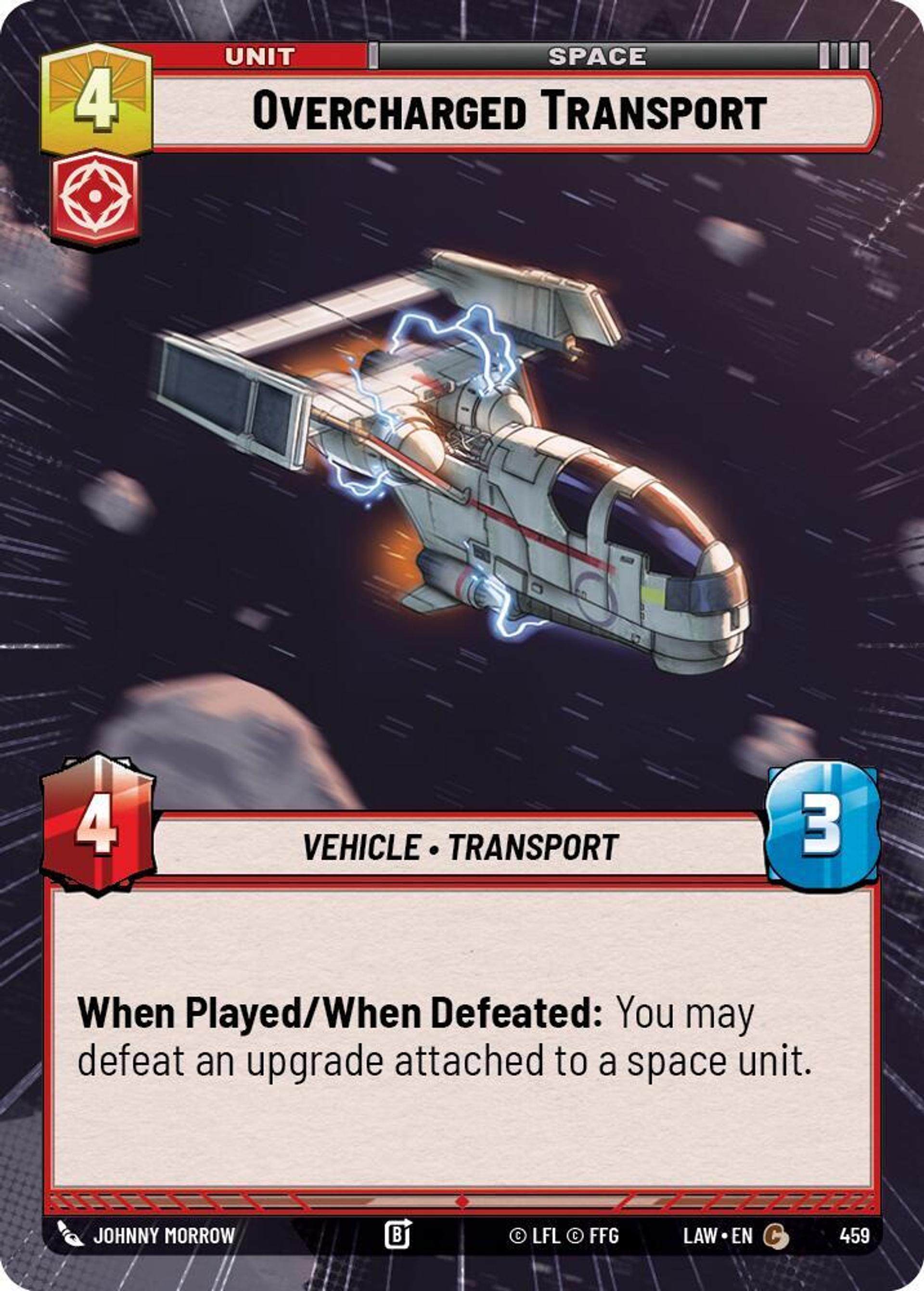Transport Surchargé — A Lawless Time — Star Wars: Unlimited