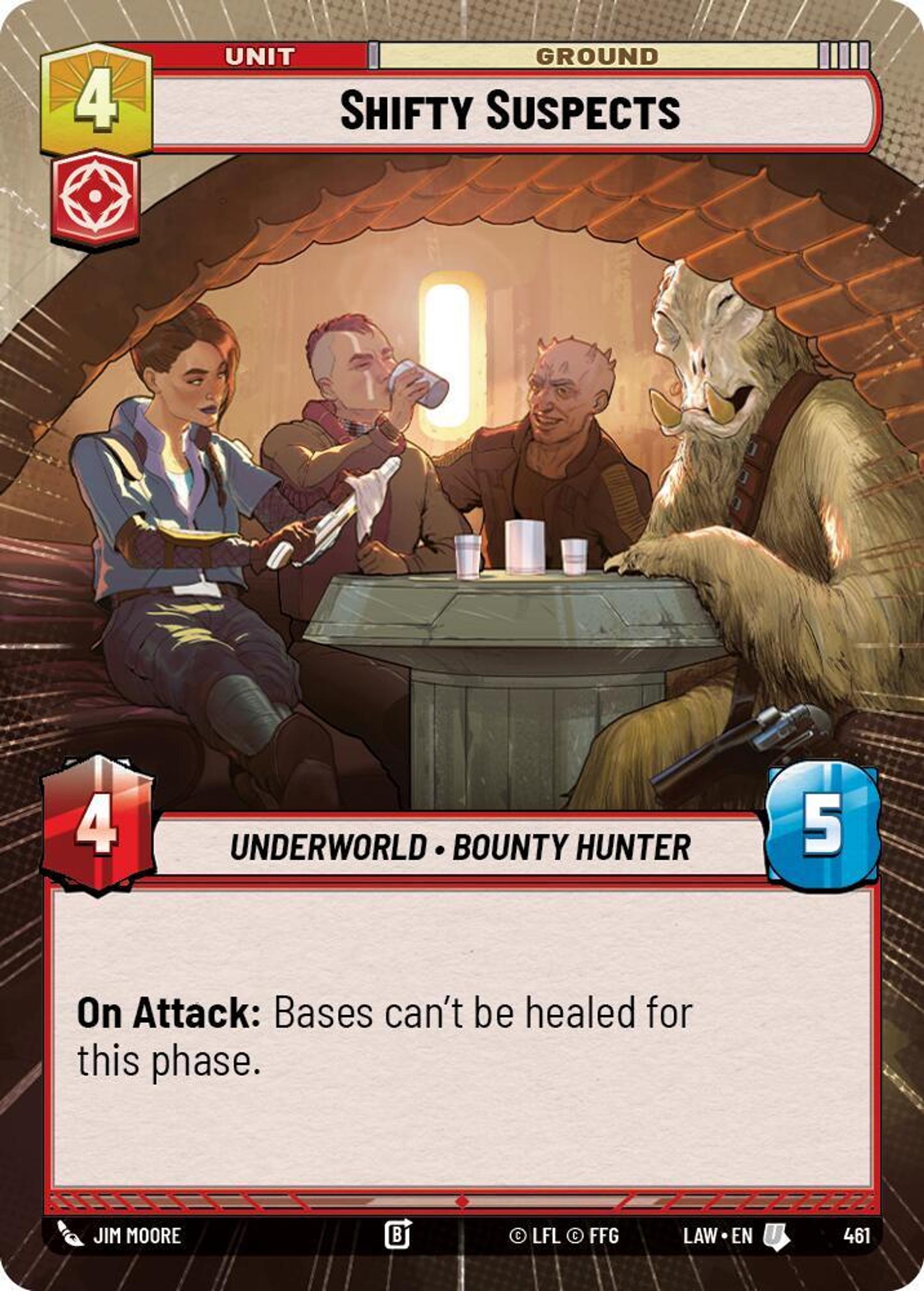 Suspects Louches — A Lawless Time — Star Wars: Unlimited
