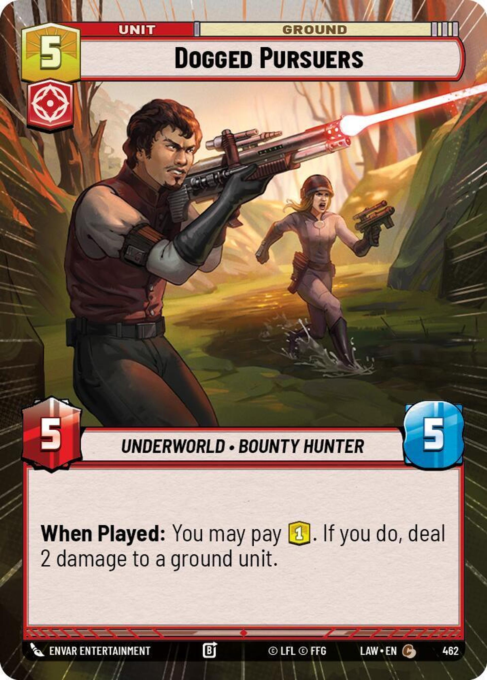 Poursuivants Tenaces — A Lawless Time — Star Wars: Unlimited