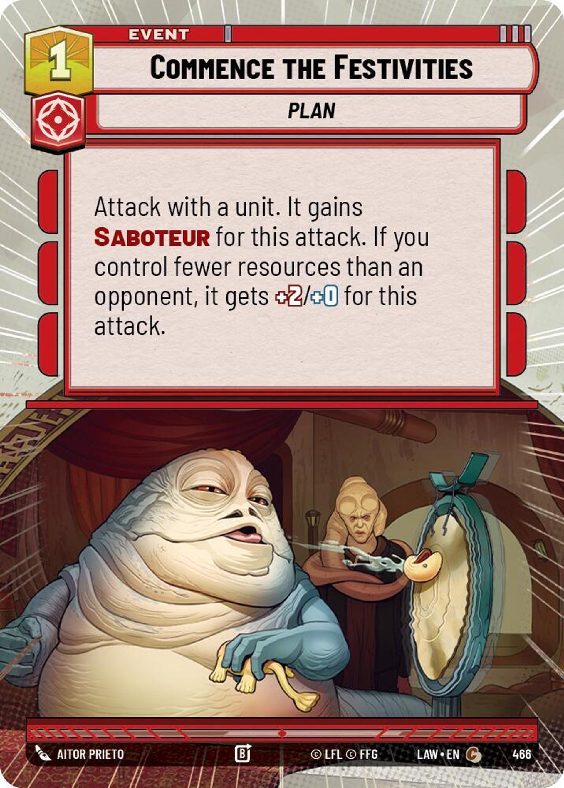 Débuter les Festivités — A Lawless Time — Star Wars: Unlimited