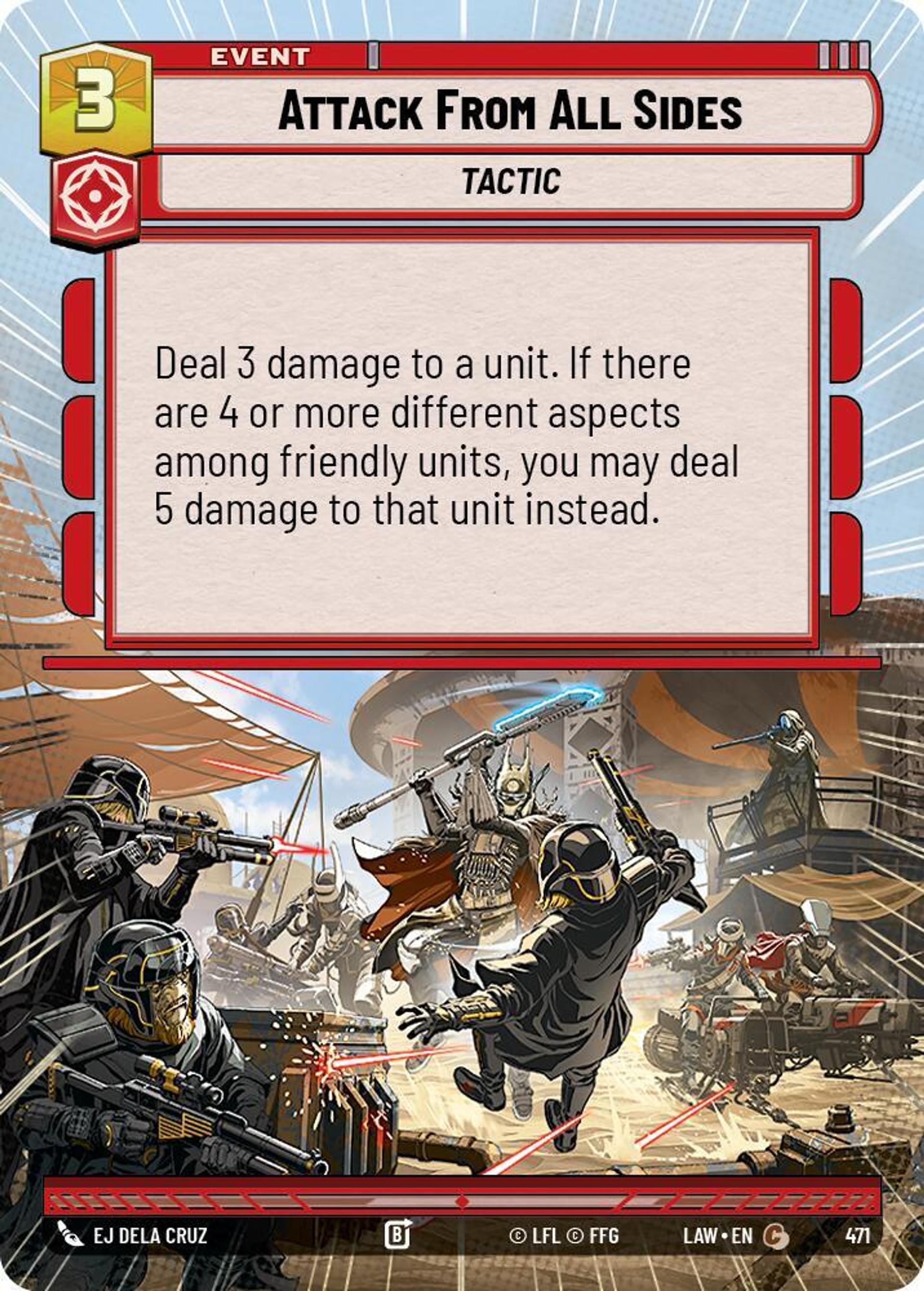 Attack From All Sides — A Lawless Time — Star Wars: Unlimited