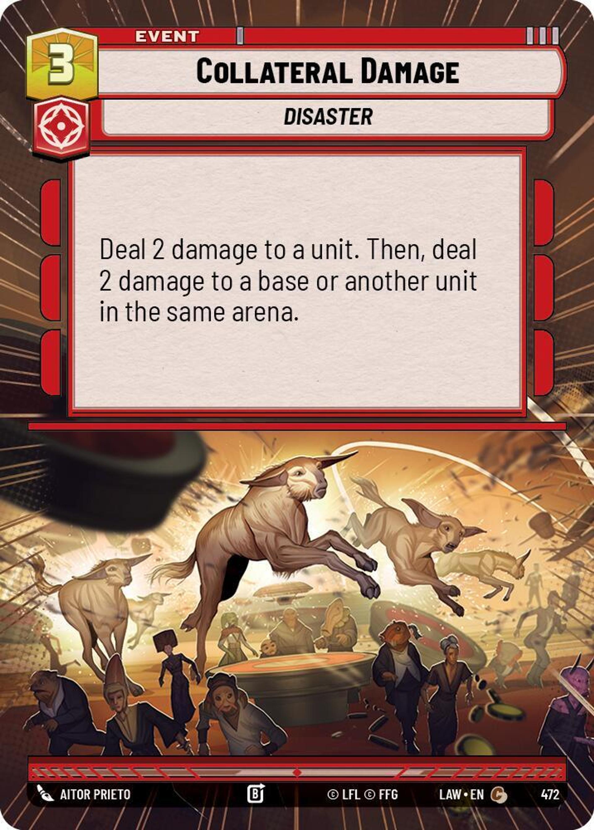 Collateral Damage — A Lawless Time — Star Wars: Unlimited