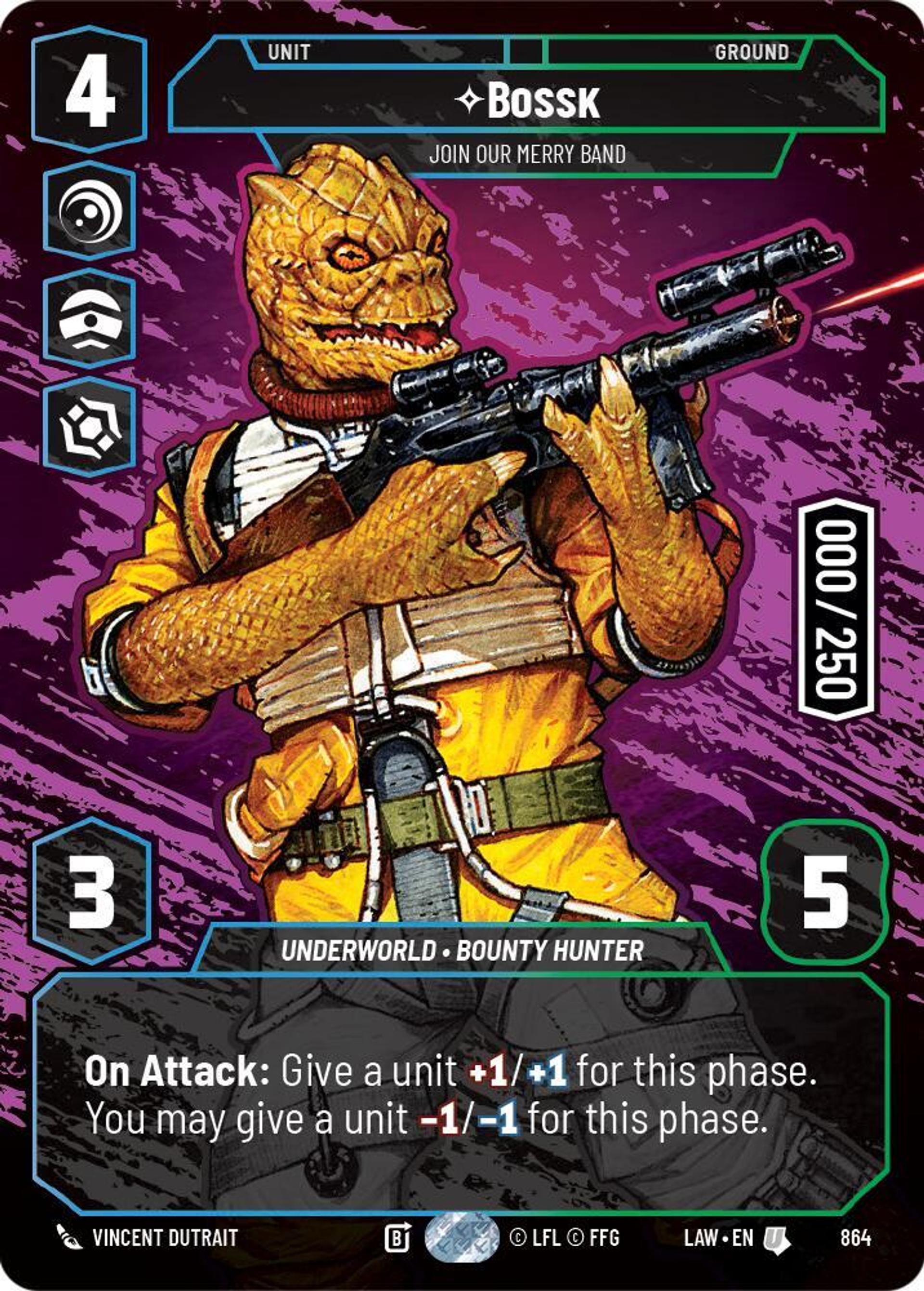 Bossk - Se Joint À Notre Joyeuse Bande — A Lawless Time — Star Wars: Unlimited