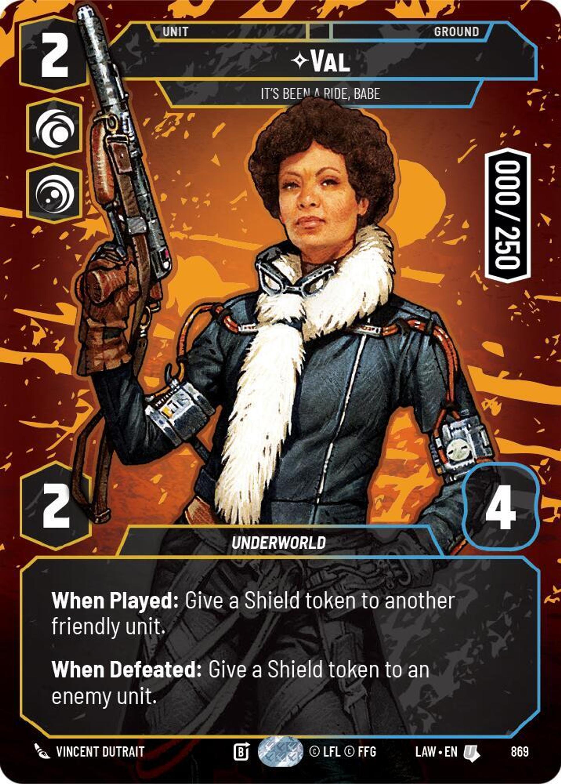 Val - Un Joli Bout De Chemin Toi Et Moi — A Lawless Time — Star Wars: Unlimited