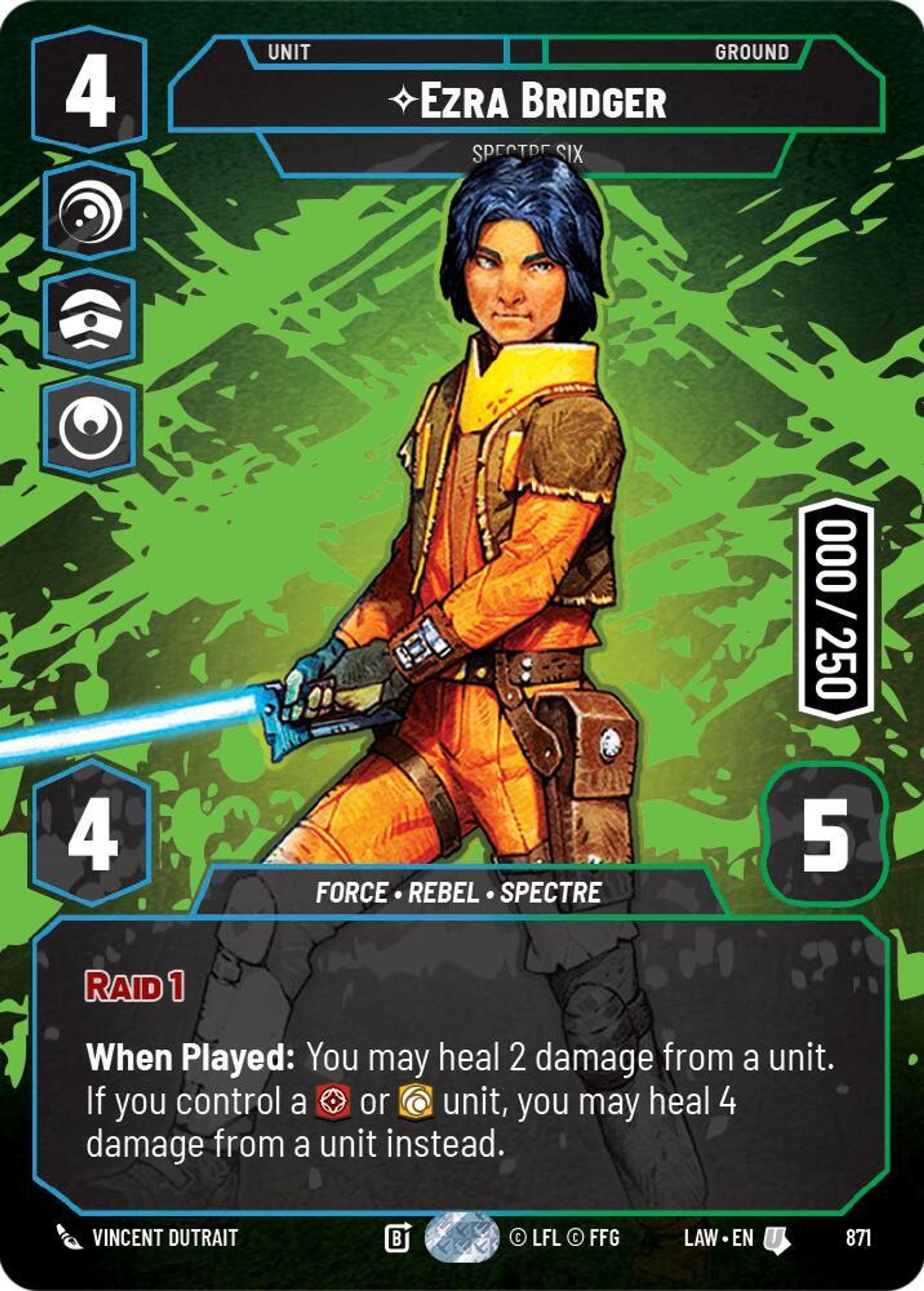 Ezra Bridger - Spectre Six — A Lawless Time — Star Wars: Unlimited