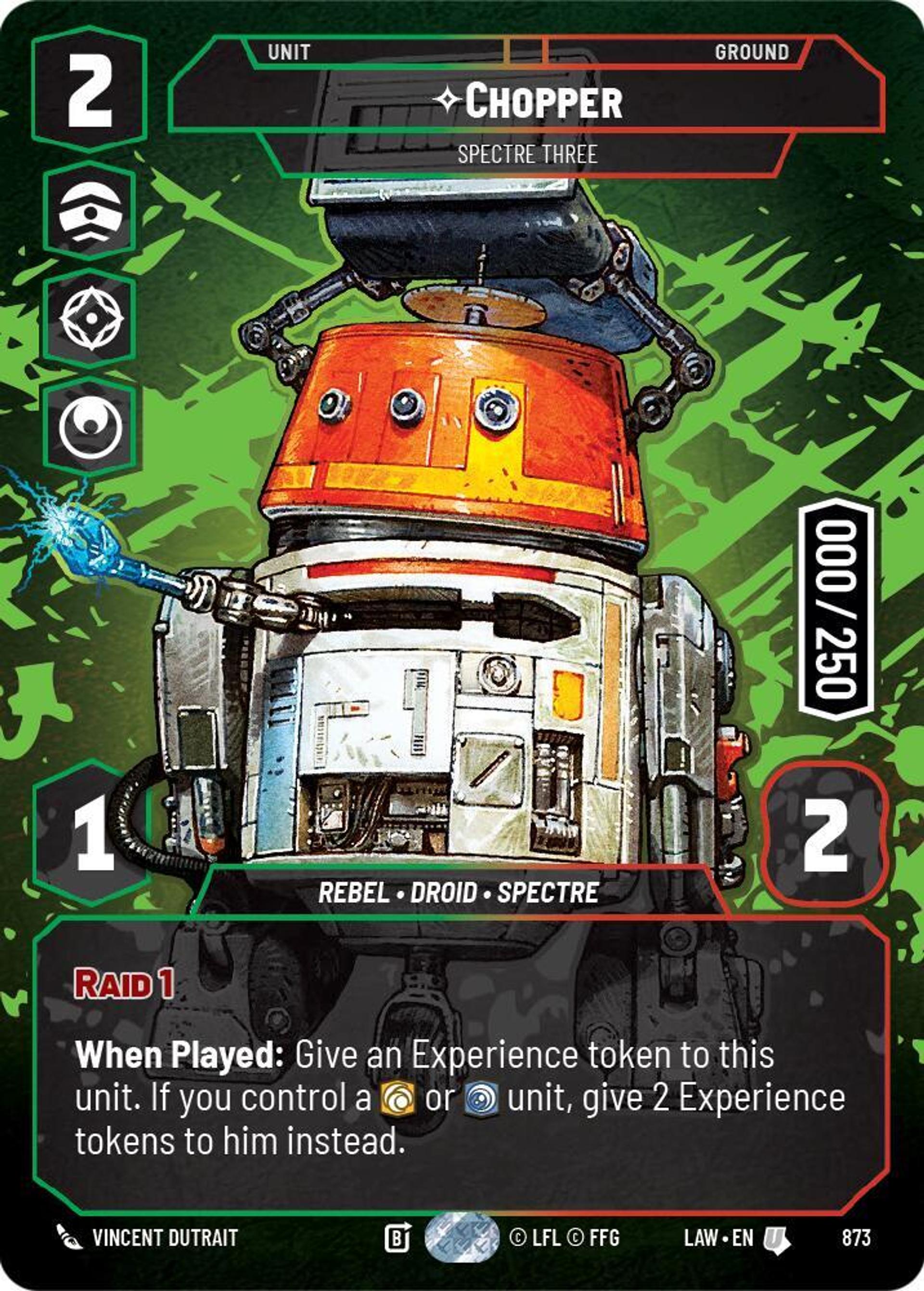 Chopper - Spectre Trois — A Lawless Time — Star Wars: Unlimited