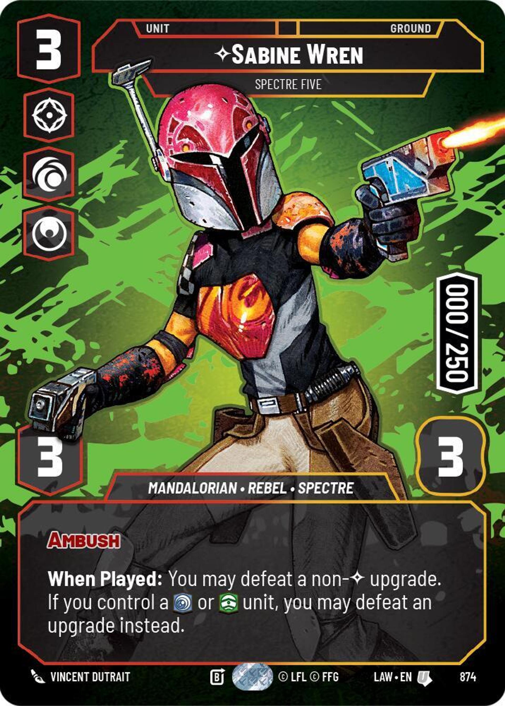 Sabine Wren - Spectre Cinq — A Lawless Time — Star Wars: Unlimited