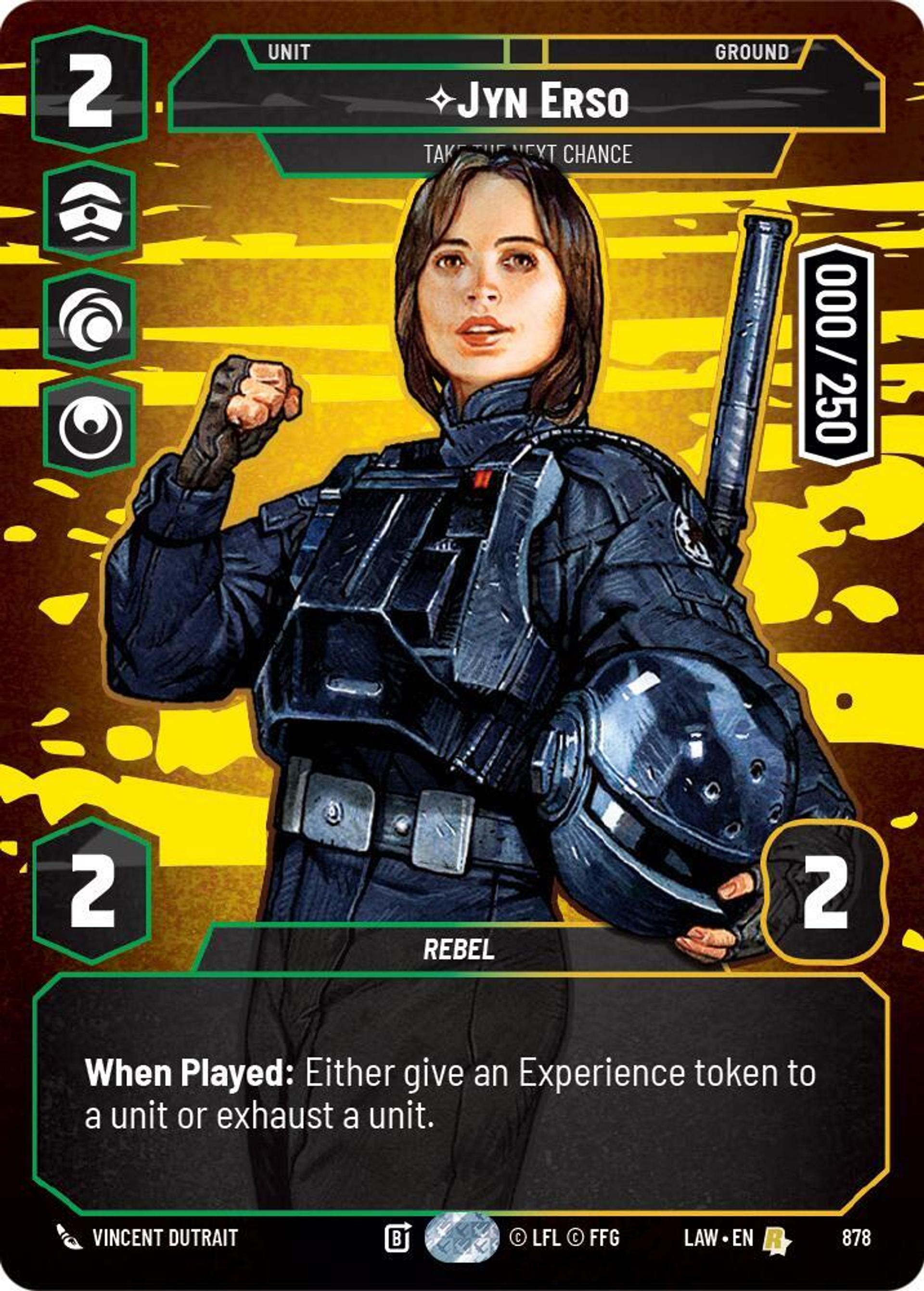 Jyn Erso - Saisir Sa Chance — A Lawless Time — Star Wars: Unlimited