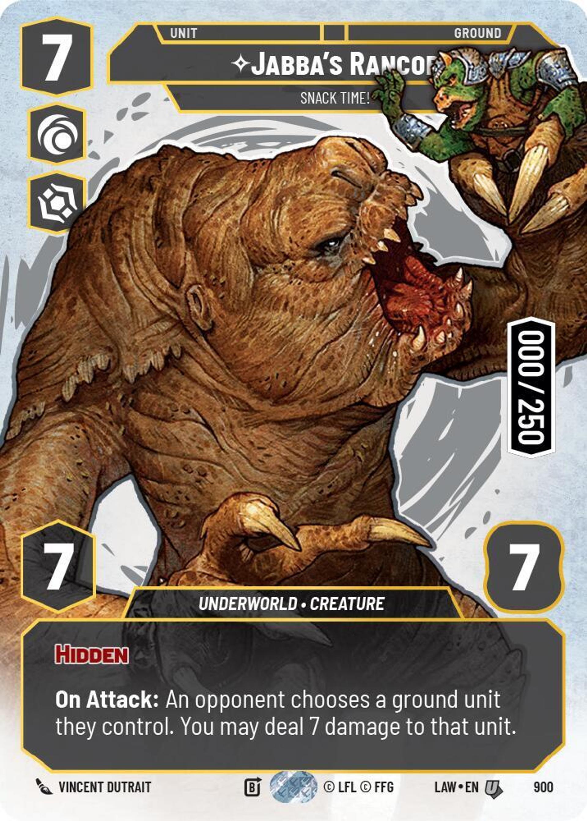 Rancor de Jabba - L'Heure Du Goûter ! — A Lawless Time — Star Wars: Unlimited