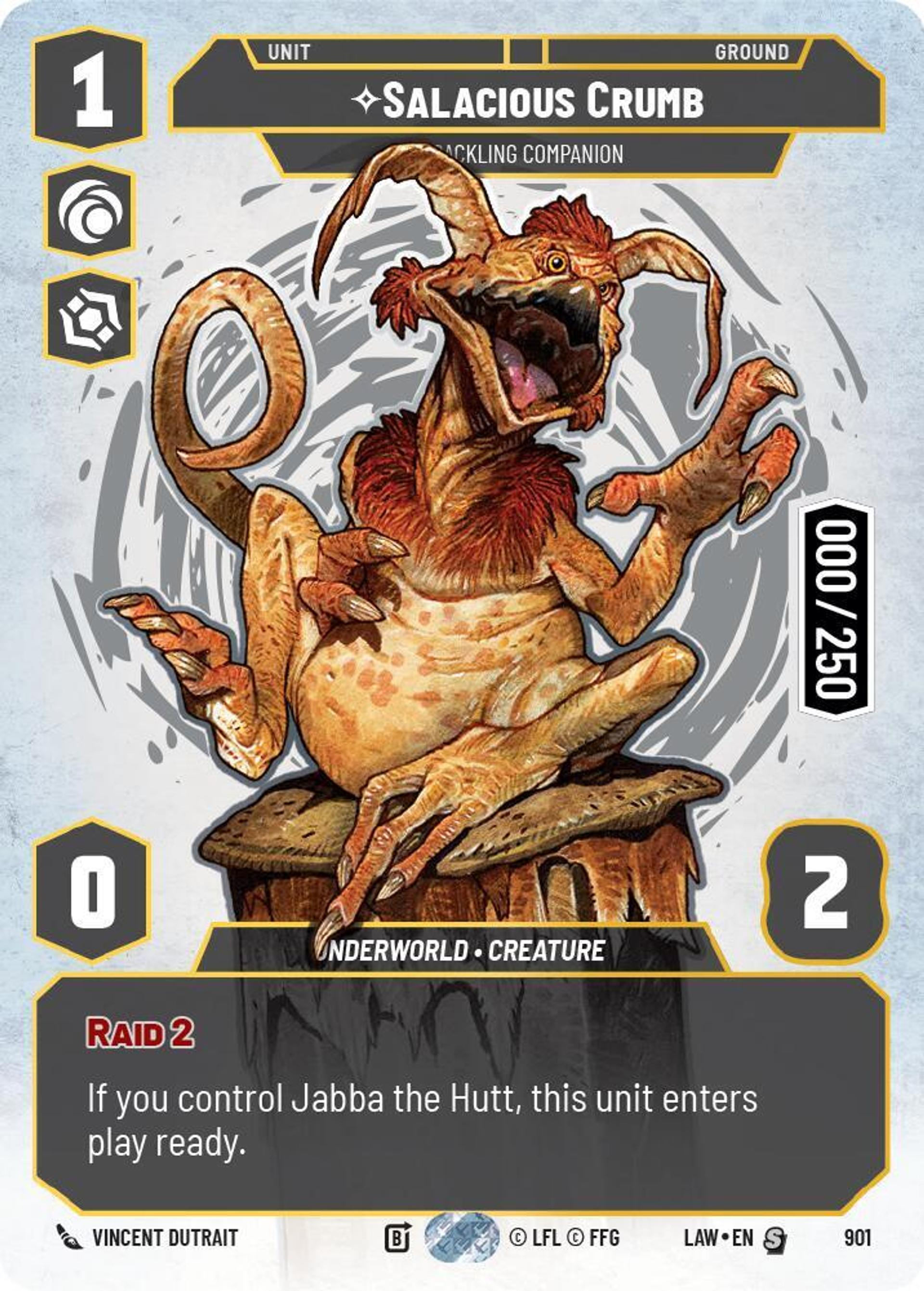 Salacious Crumb - Compagnon Caquetant — A Lawless Time — Star Wars: Unlimited