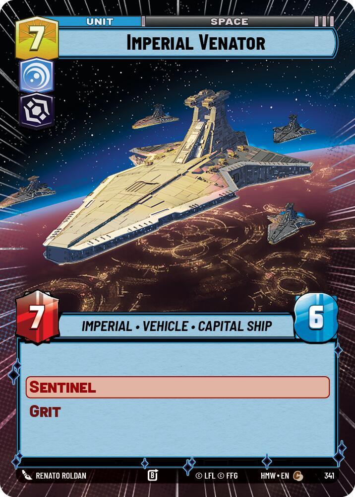 Imperial Venator — Homeworlds — Star Wars: Unlimited