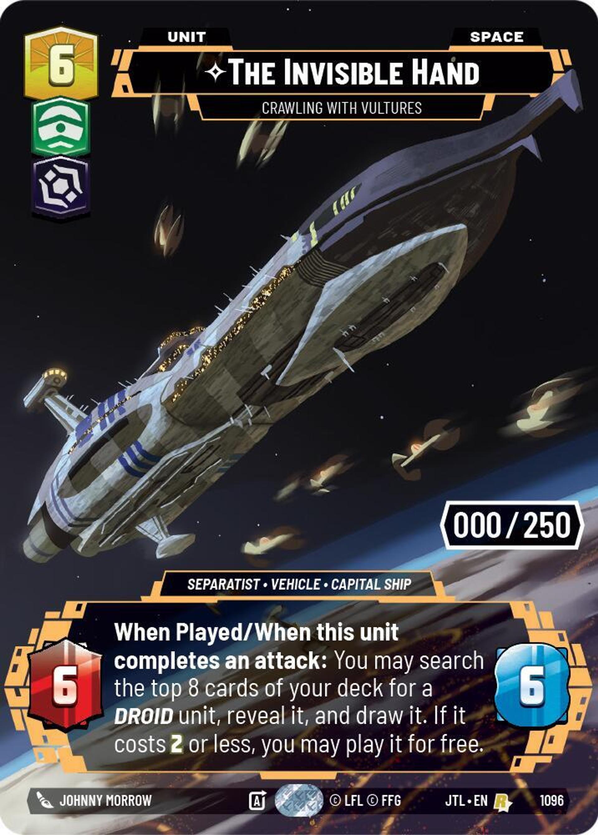The Invisible Hand - Crawling With Vultures — Jump to Lightspeed — Star Wars: Unlimited
