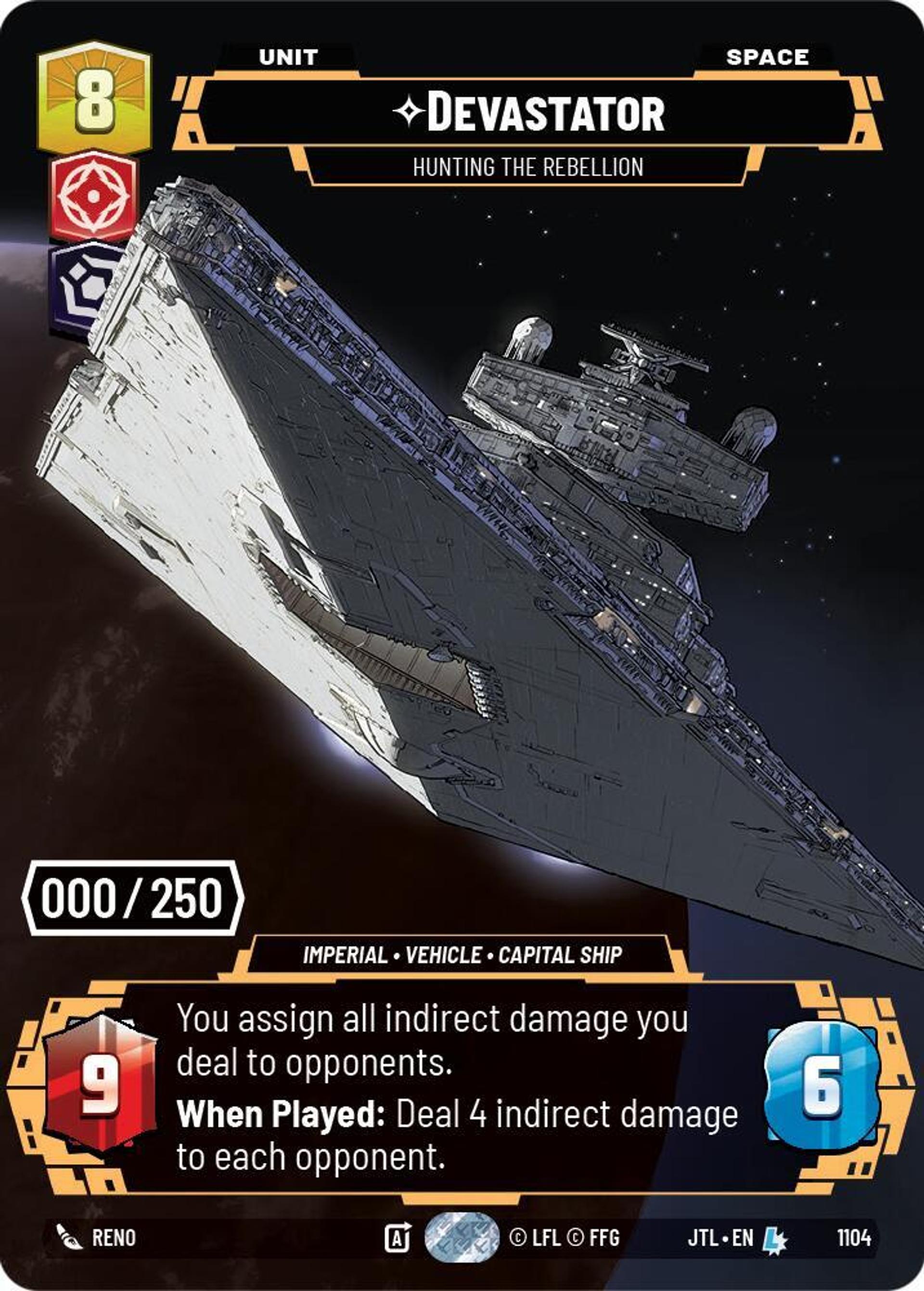 Devastator - Hunting the Rebellion — Jump to Lightspeed — Star Wars: Unlimited