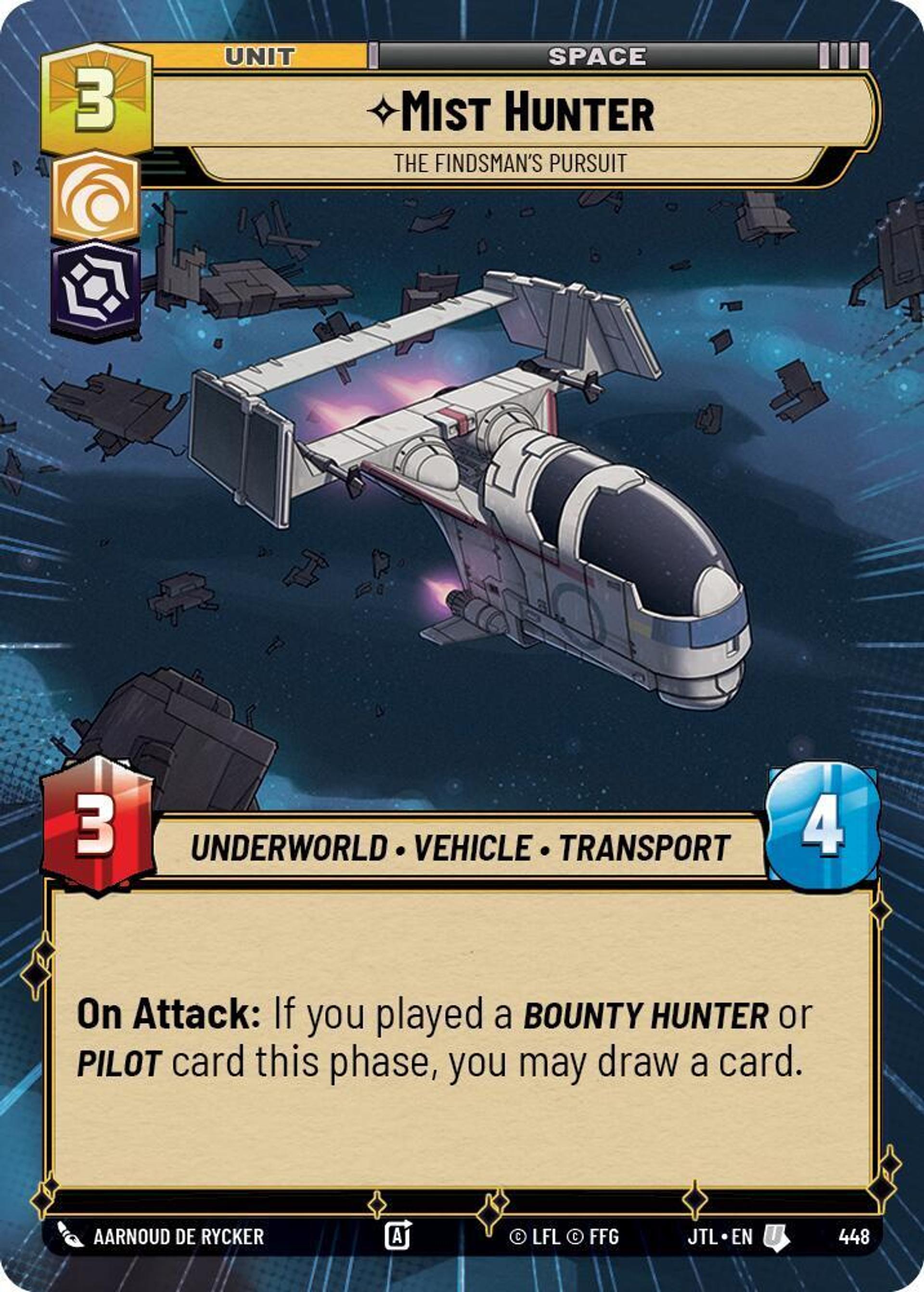 Mist Hunter - The Findsman's Pursuit — Jump to Lightspeed — Star Wars: Unlimited