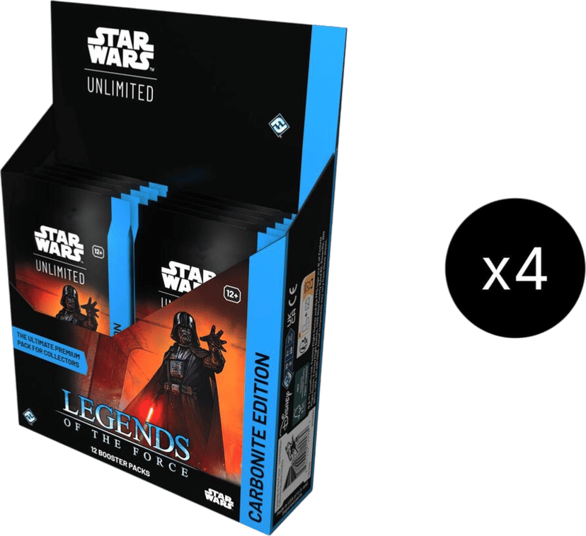 Carton de boîtes de boosters Legends of the Force Carbonite Edition from Legends of the Force - Star Wars: Unlimited