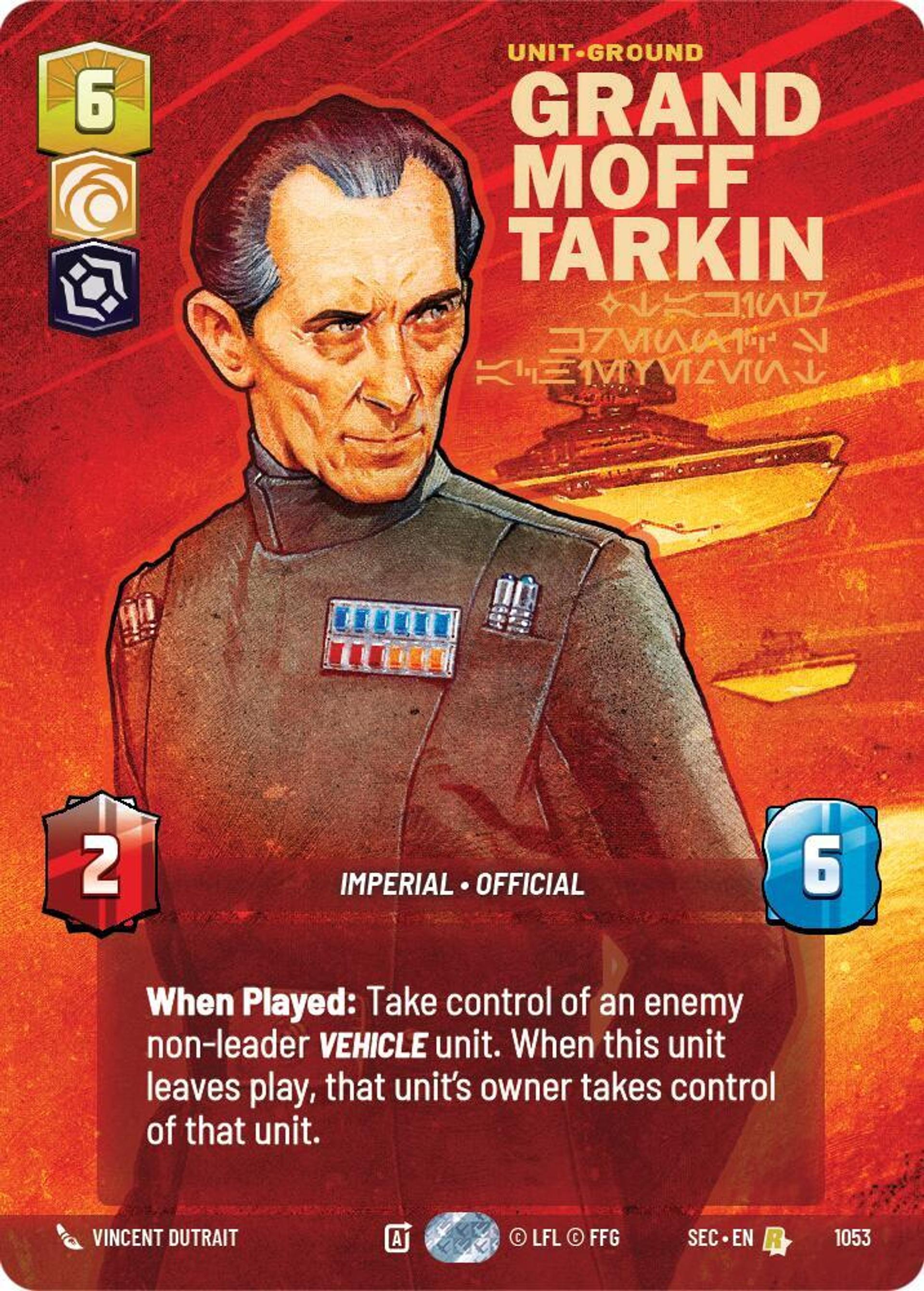 Grand Moff Tarkin - S'Approprie La Réalisation De Krennic — Secrets of Power — Star Wars: Unlimited