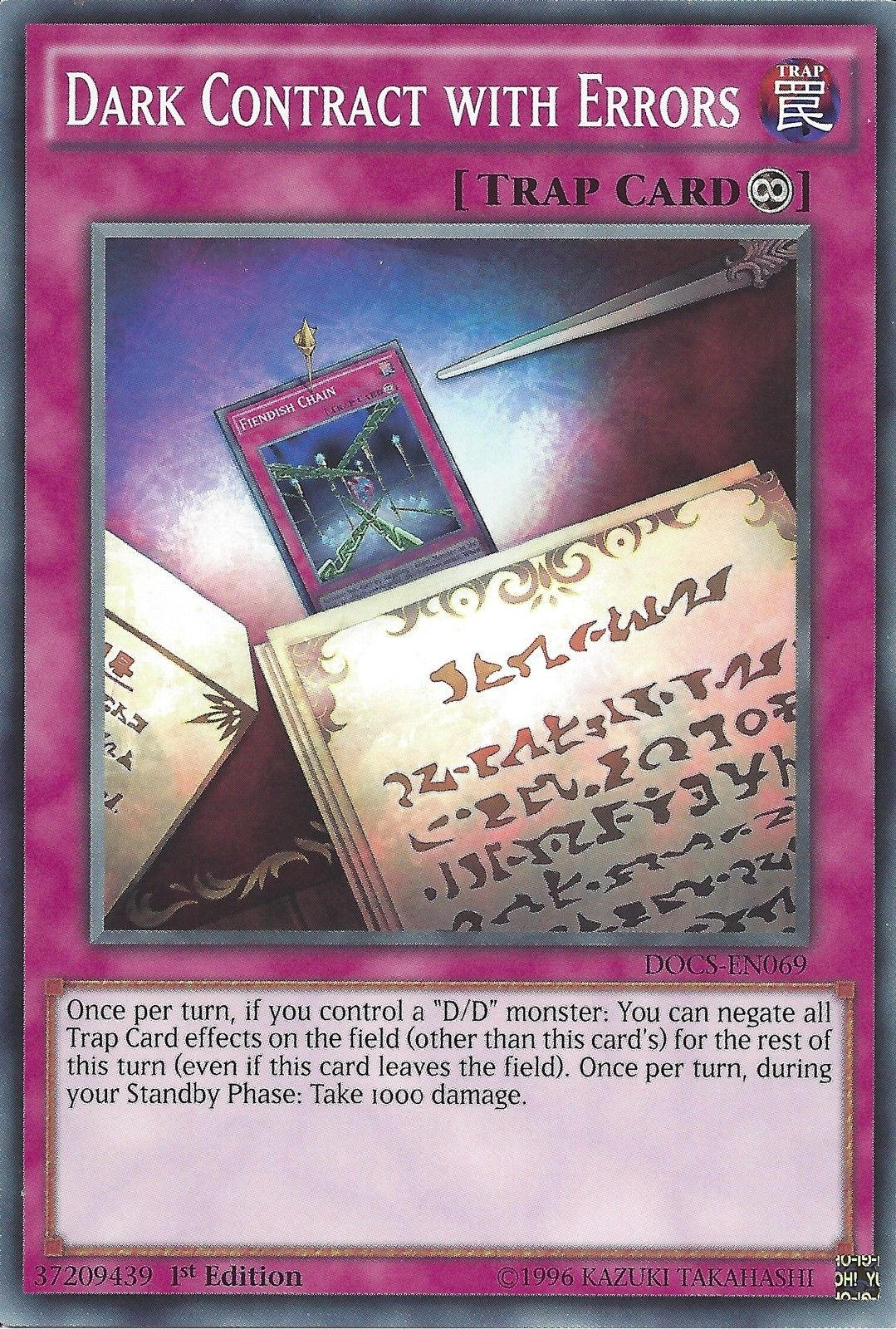 Dark Contract with Errors — Dimension of Chaos — Yu-Gi-Oh!