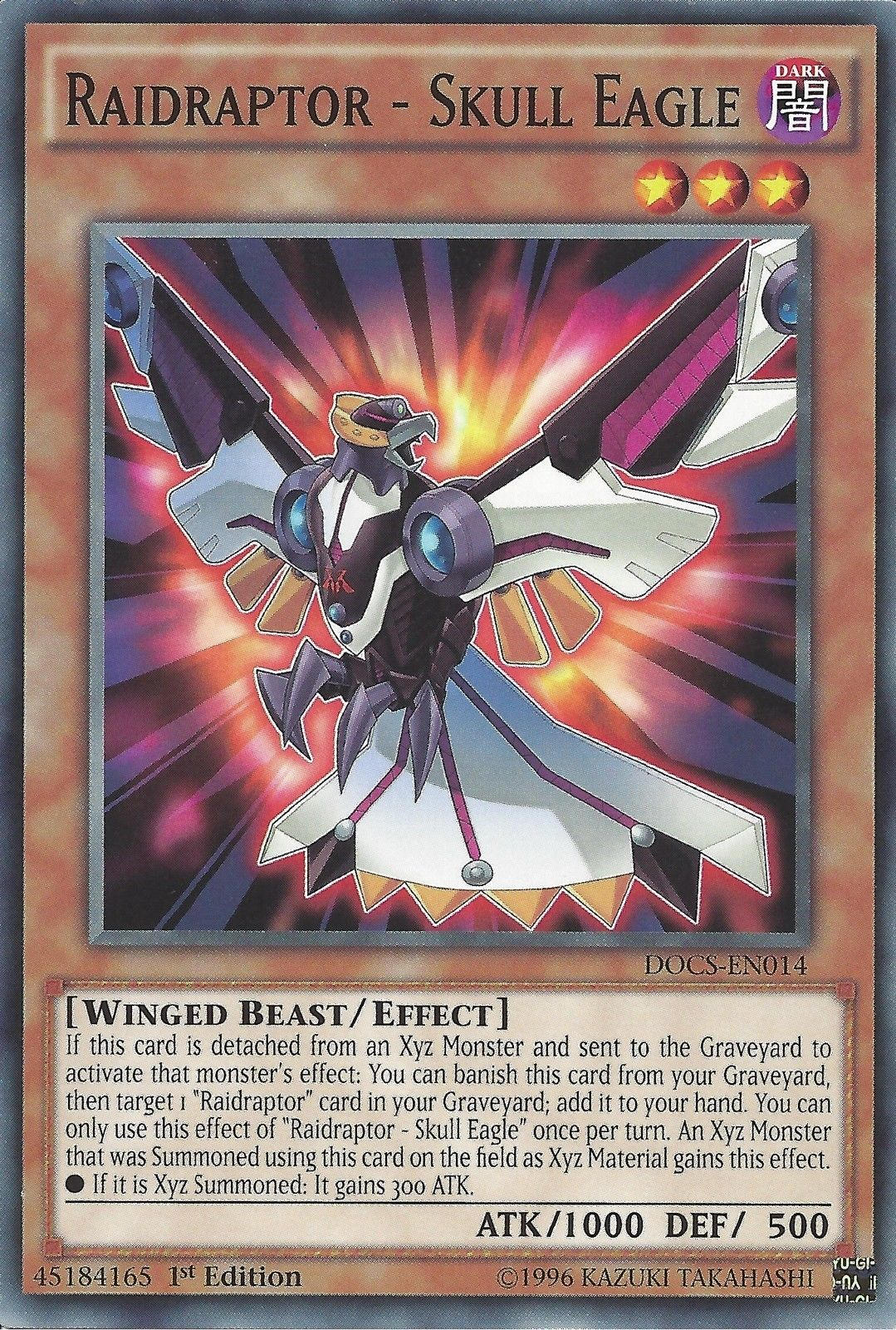 Raidraptor - Skull Eagle — Dimension of Chaos — Yu-Gi-Oh!