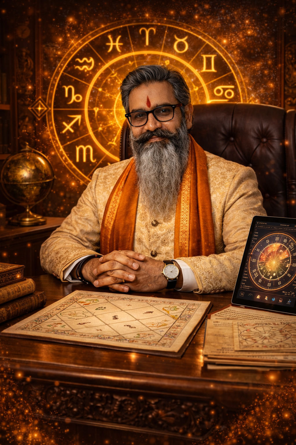 Astrologer's Wisdom in Celestial Harmony — Acharya Devraj Ji Scientific Vedic Astrology