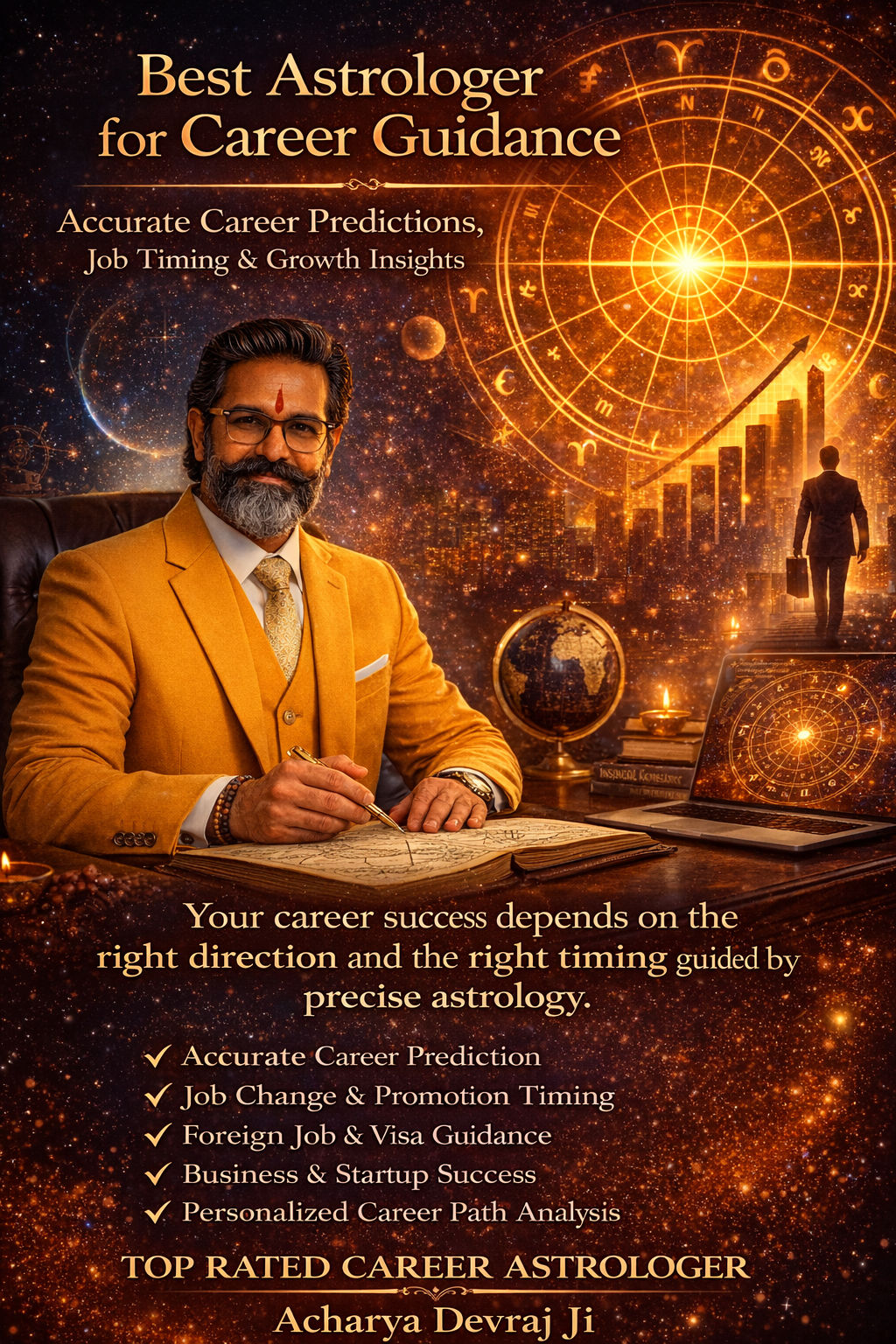 Astrology for Career Guidance and Success by Acharya Devraj Ji