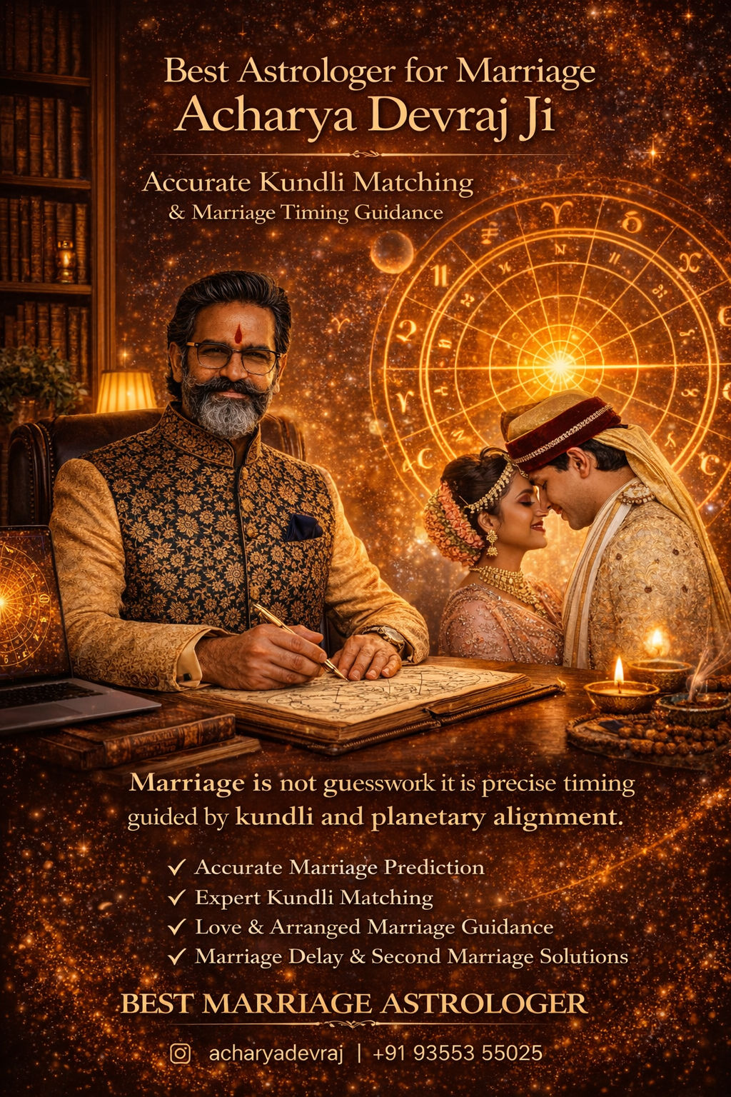 Astrology for Love and Marriage Guidance by Acharya Devraj Ji