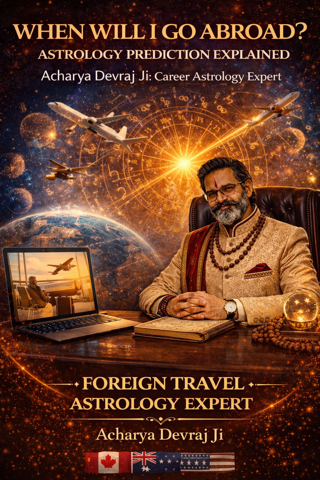 When Will I Go Abroad - Astrology Prediction by Acharya Devraj Ji