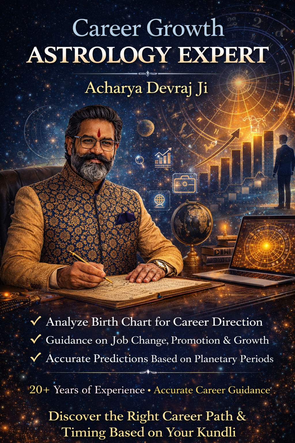 Best Astrologer for Career Guidance - Acharya Devraj Ji