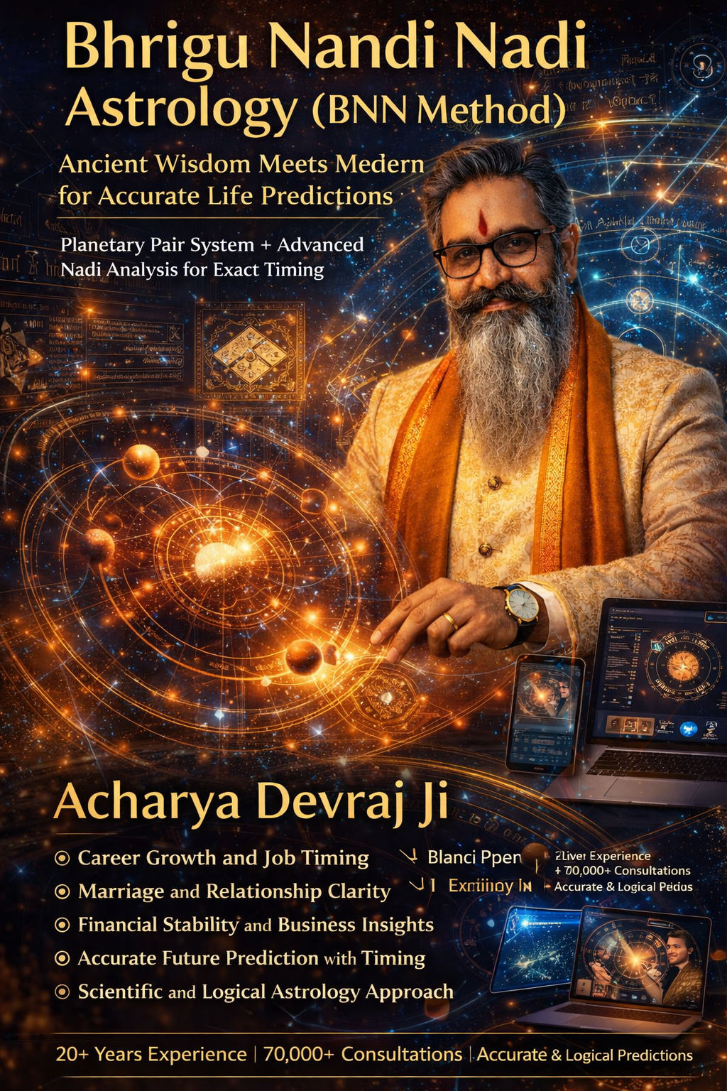 Bhrigu Nandi Nadi BNN Method Astrology consultation with Acharya Devraj Ji