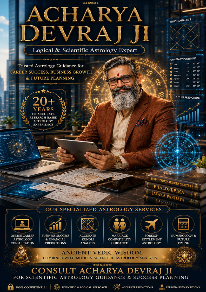 Global Astrologer in India — Acharya Devraj Ji Trusted Worldwide Vedic Authority