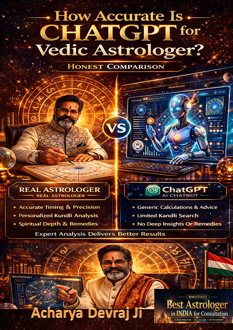 How Accurate Is ChatGPT for Vedic Astrology — Honest Comparison with Acharya Devraj Ji
