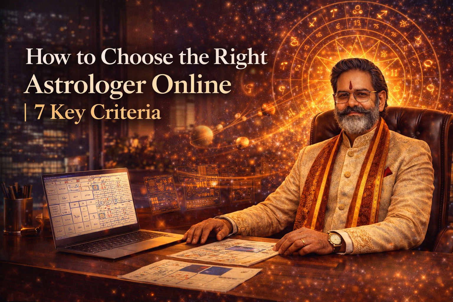 How to Choose the Right Astrologer Online — 7 Key Criteria by Acharya Devraj Ji