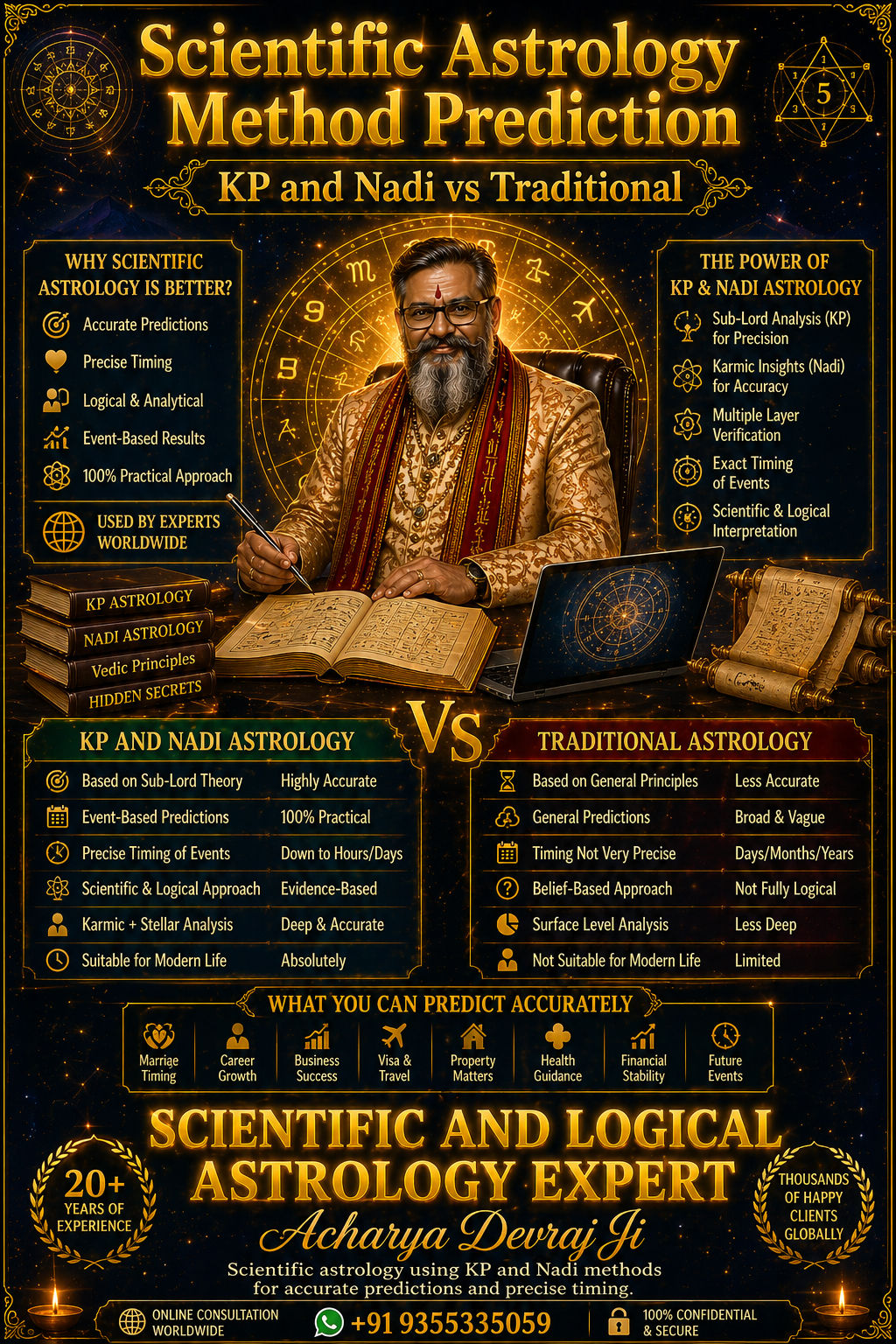 KP and Nadi Method Astrology Expert — Acharya Devraj Ji Scientific and Logical Approach