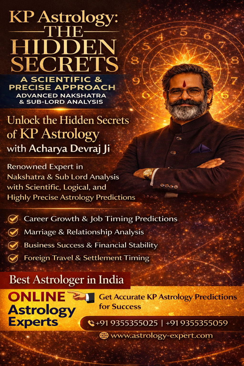 KP Astrology with Acharya Devraj Ji — Combined Vedic KP Advanced Nadi Approach for Maximum Accuracy