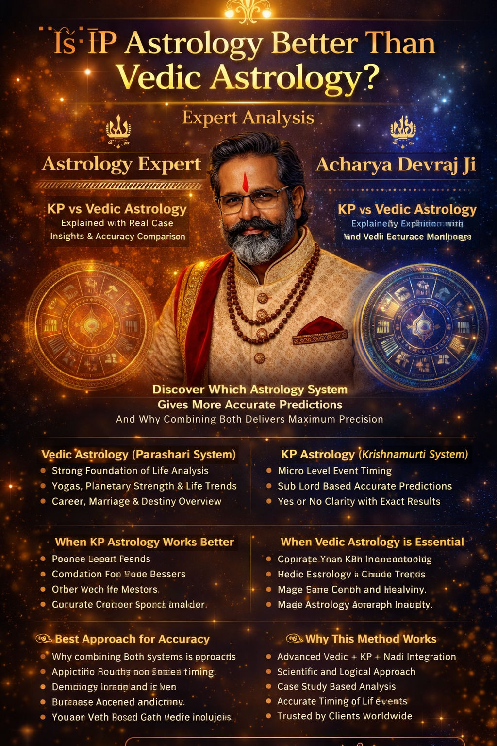 KP vs Vedic Astrology expert analysis by Acharya Devraj Ji