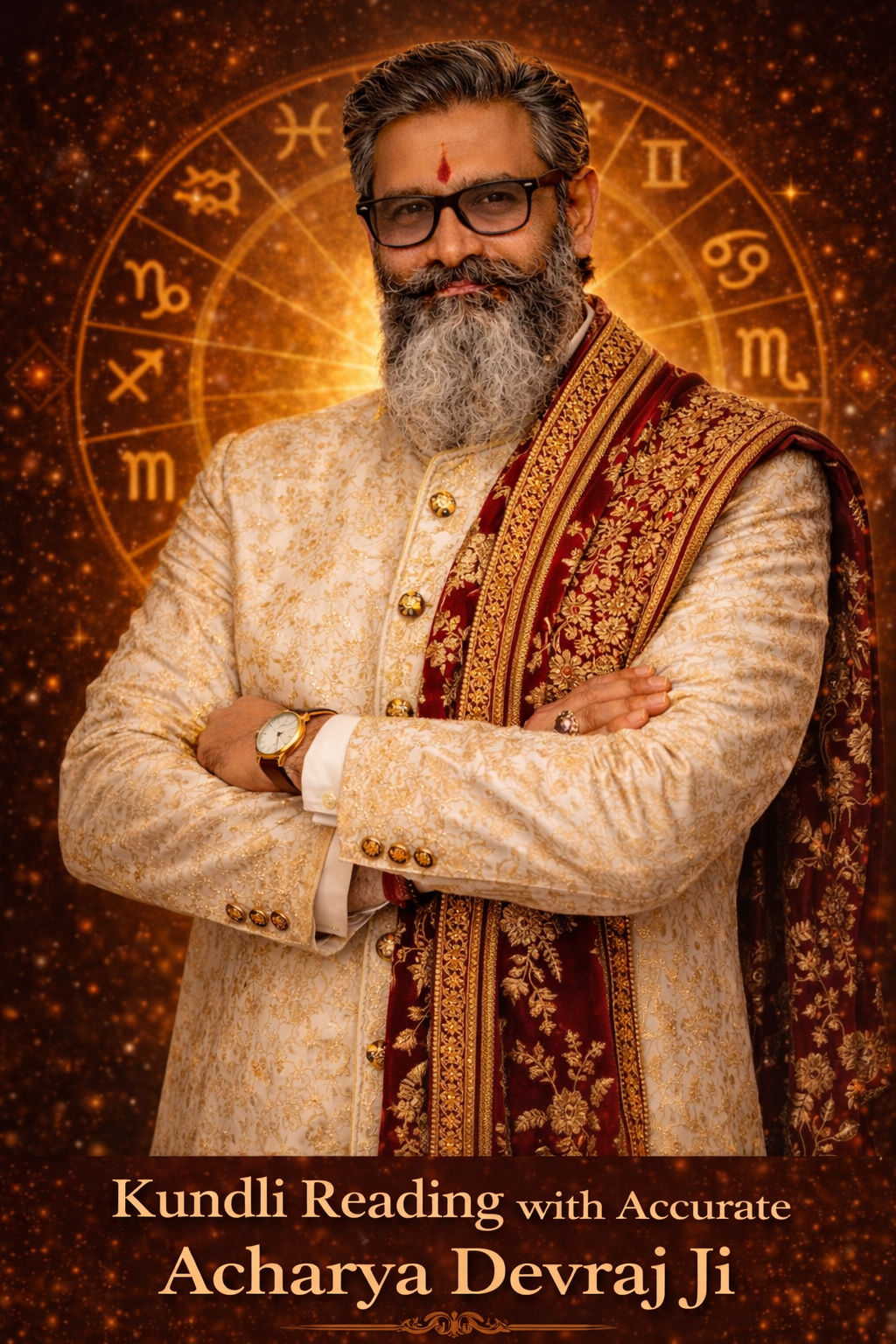 Accurate Kundli Reading by Acharya Devraj Ji — Five-Method Scientific Analysis