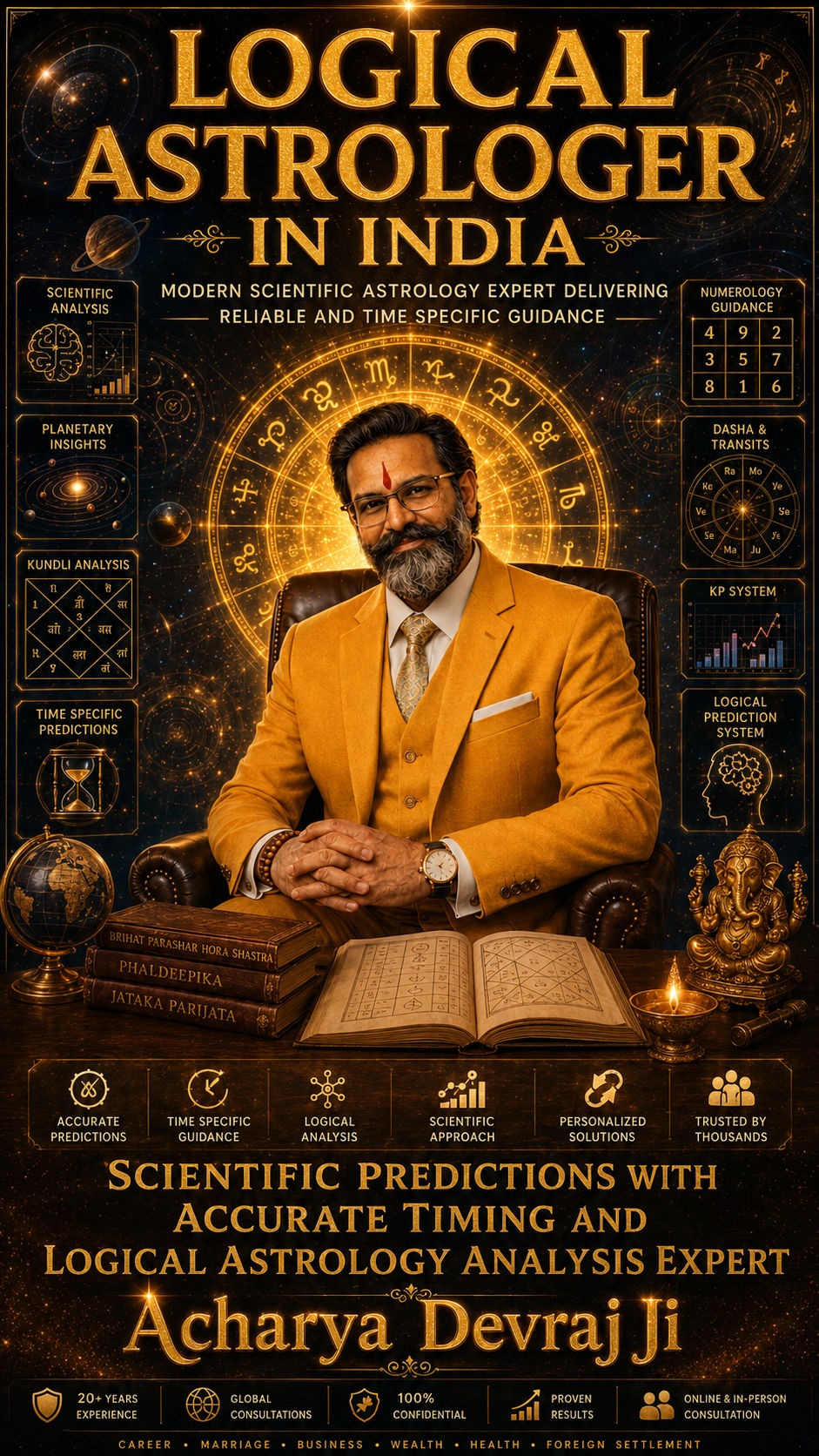 Logical Astrologer in India — Acharya Devraj Ji (Devraj Singh) Scientific Methodology